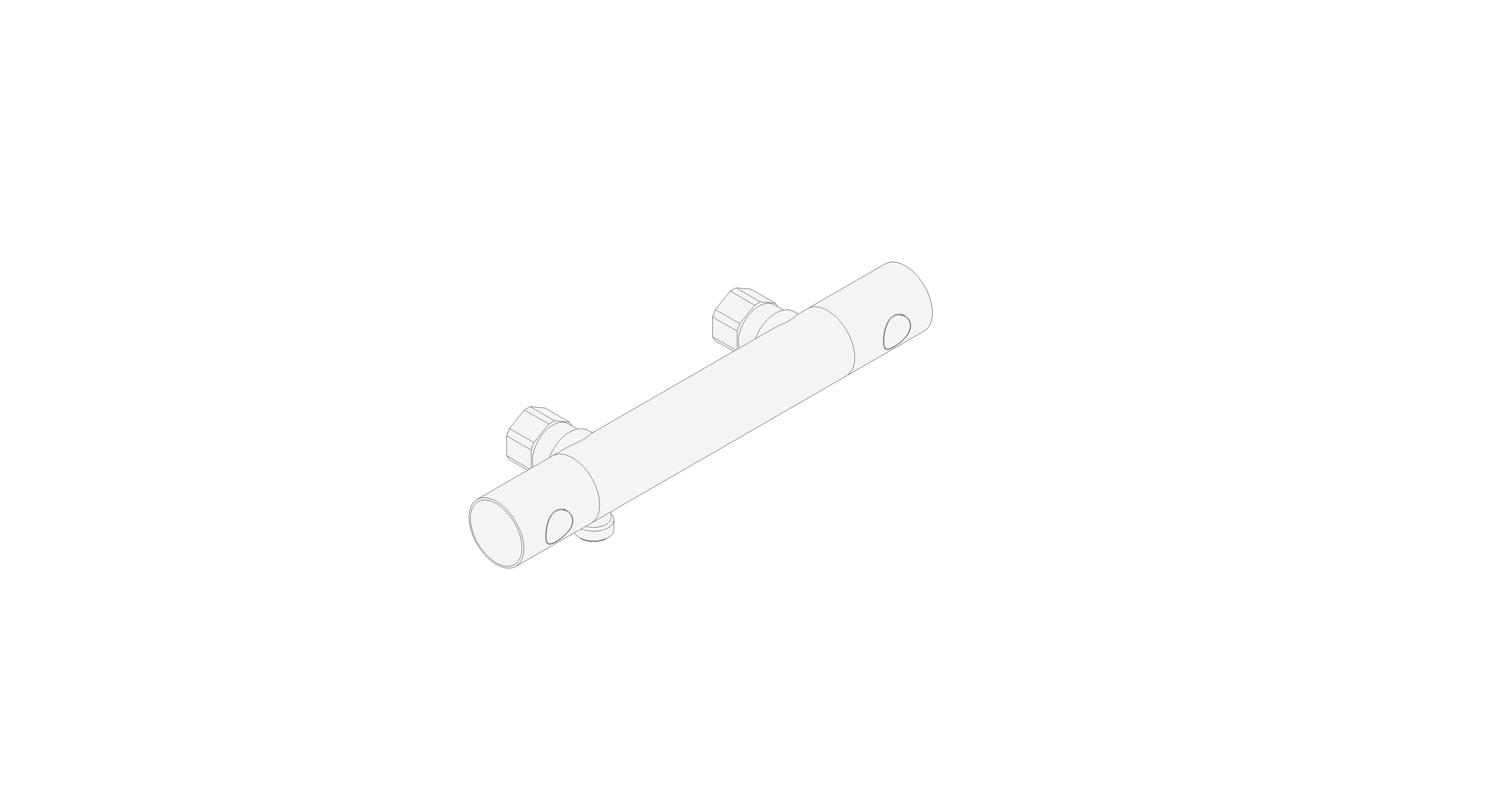 bimstore 3D image of the Grohtherm 800 Cosmopolitan Thermostatic shower mixer 1/2" w/o unions - 34767000 from Grohe