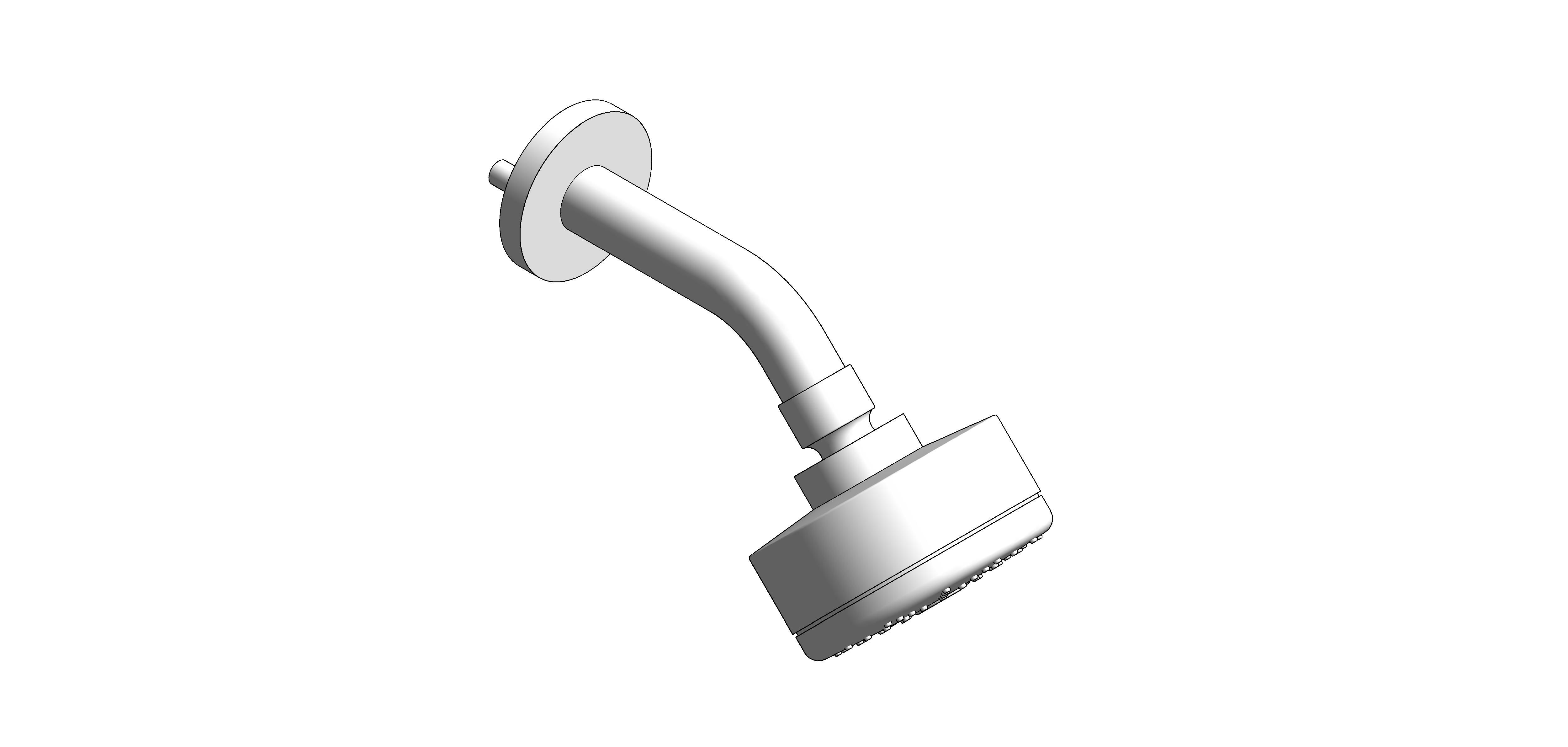 bimstore 3D image of the New Tempesta Cosmopolitan 100 Head Shower - 26613000 from Grohe