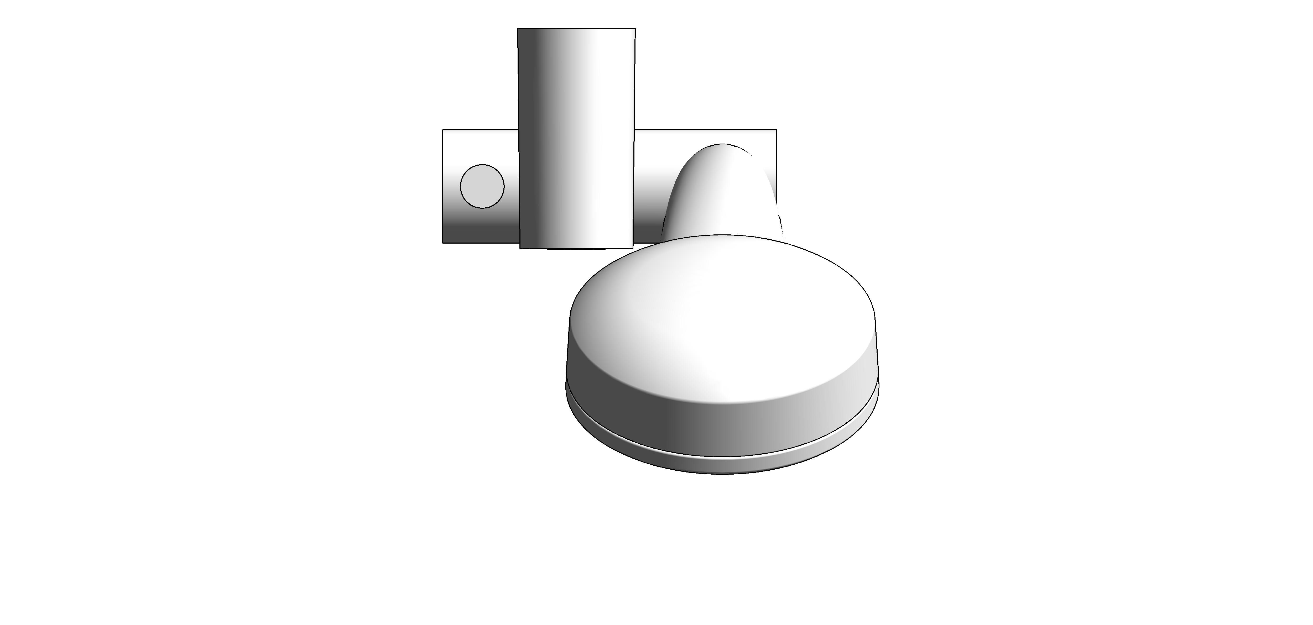 bimstore plan image of the New Tempesta Cosmopolitan 100IV Shower Rail Set - 26621000 from Grohe