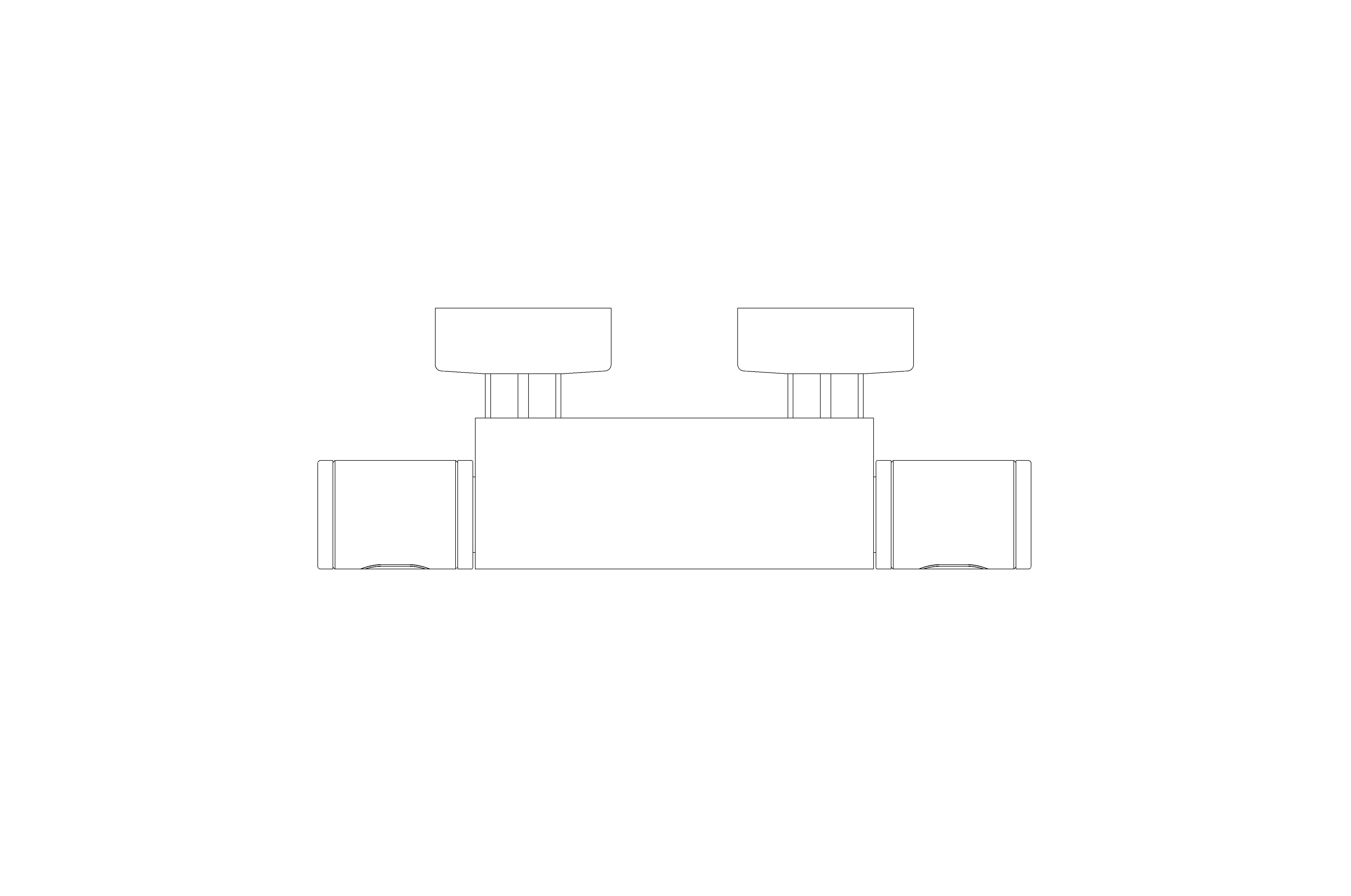 bimstore plan image of the Precision Feel Thermostatic shower mixer 1/2" 120mm - 34789000 from Grohe