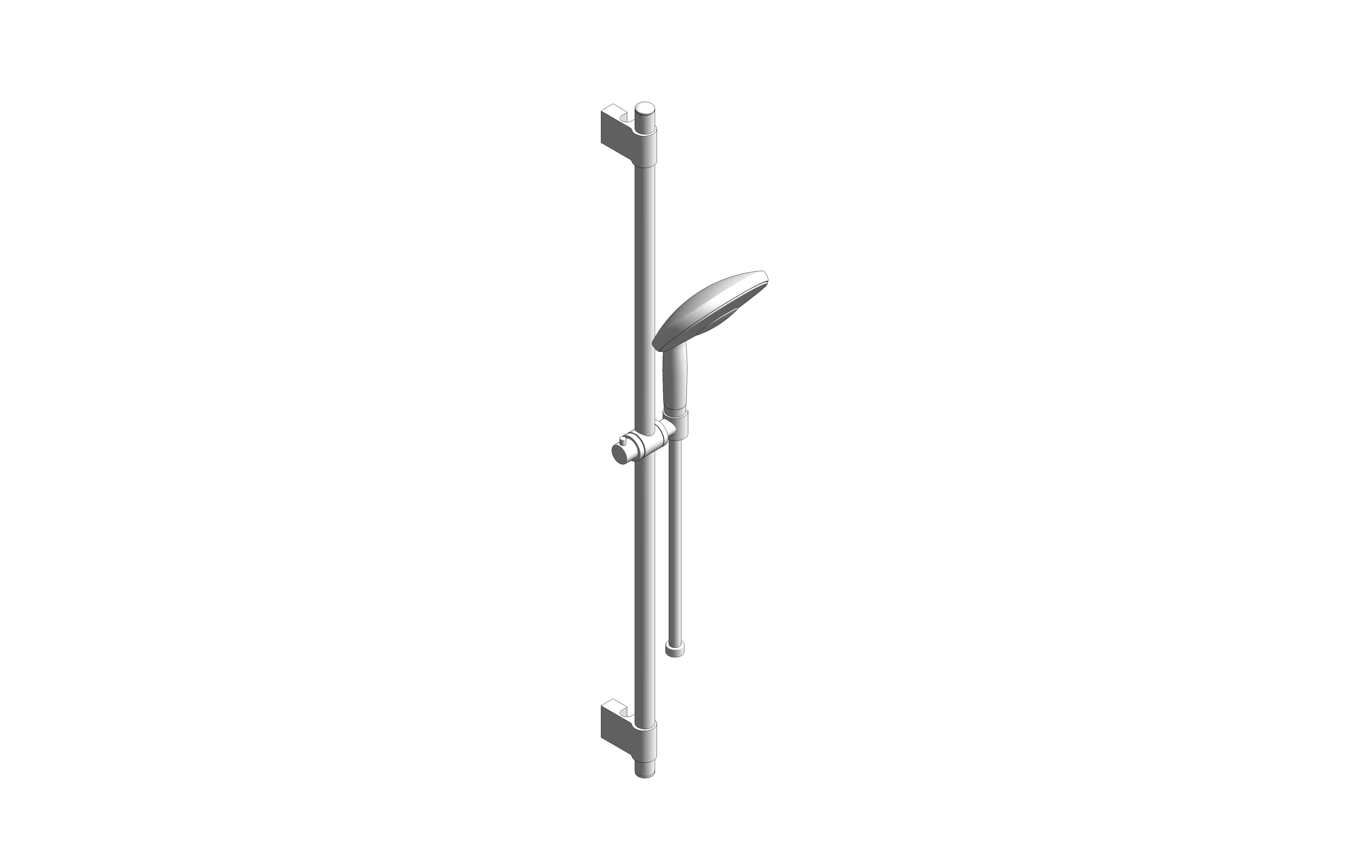 bimstore 3D image of the Rainshower Classic 160 Shower Rail Set 4 Sprays - 28770001 from Grohe