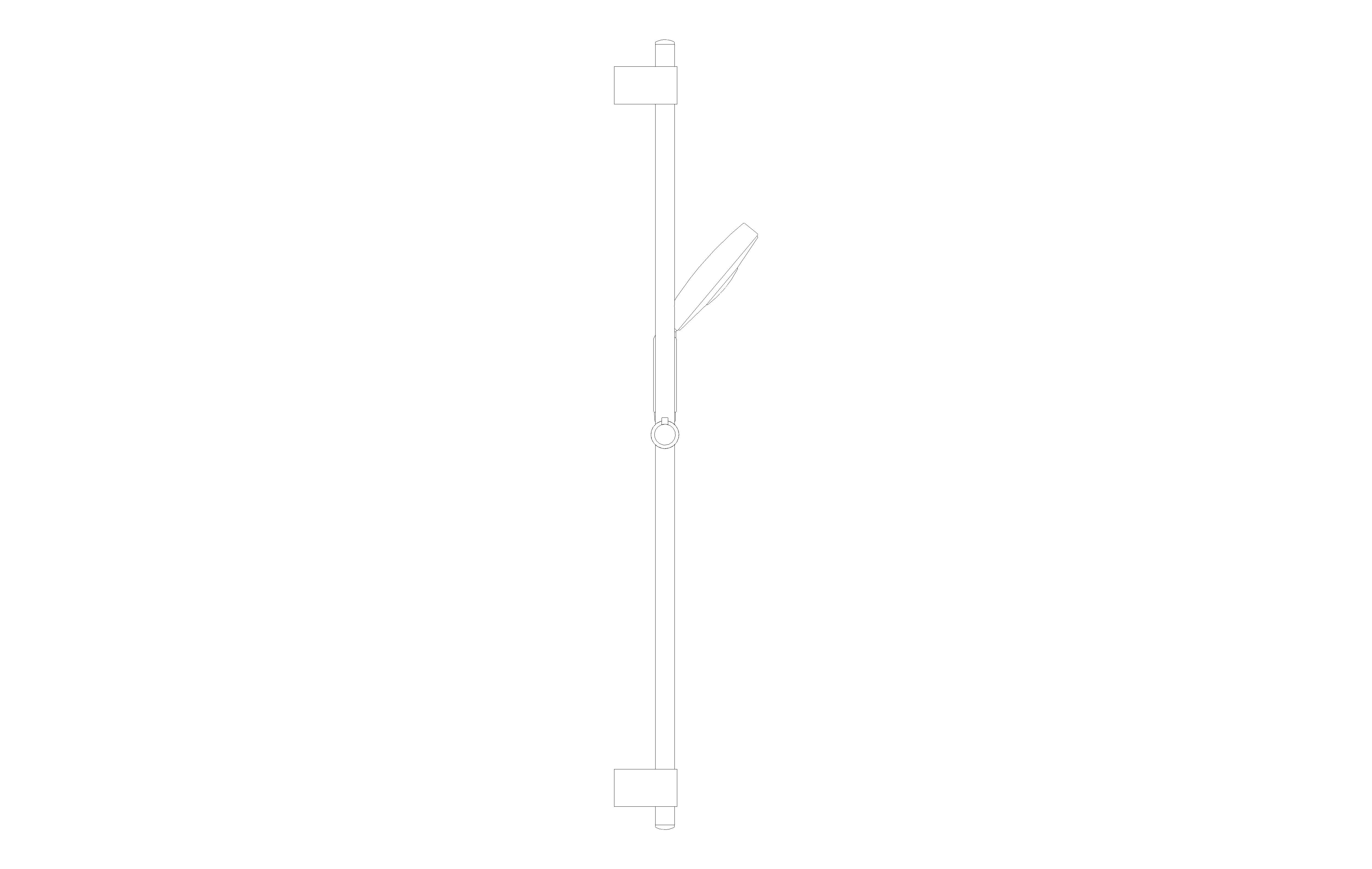 bimstore side image of the Rainshower Cosmopolitan 160 Shower Rail Set 4 Sprays - 28763001 from Grohe
