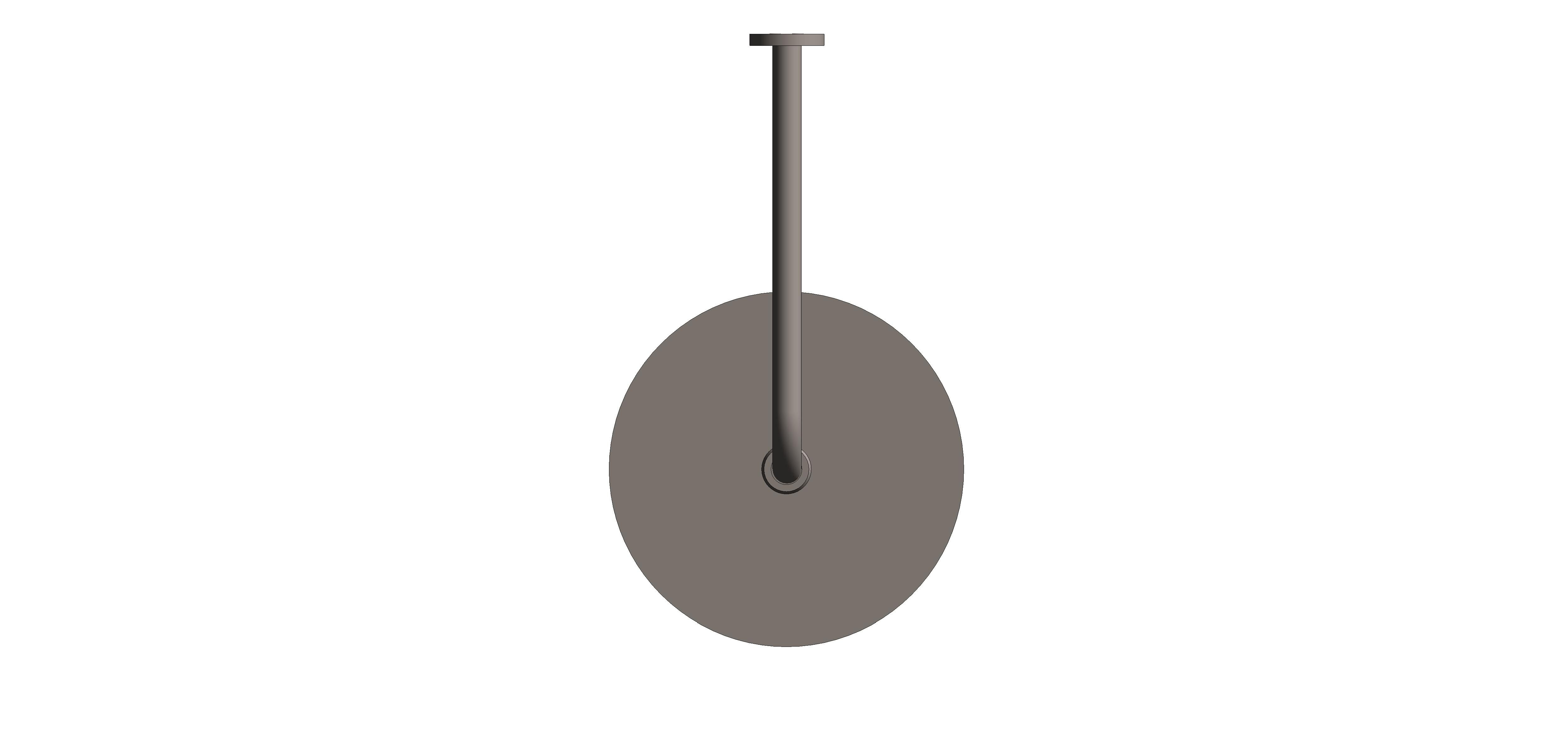 bimstore plan image of the Rainshower Cosmopolitan 310 Head Shower - 26626A00 from Grohe