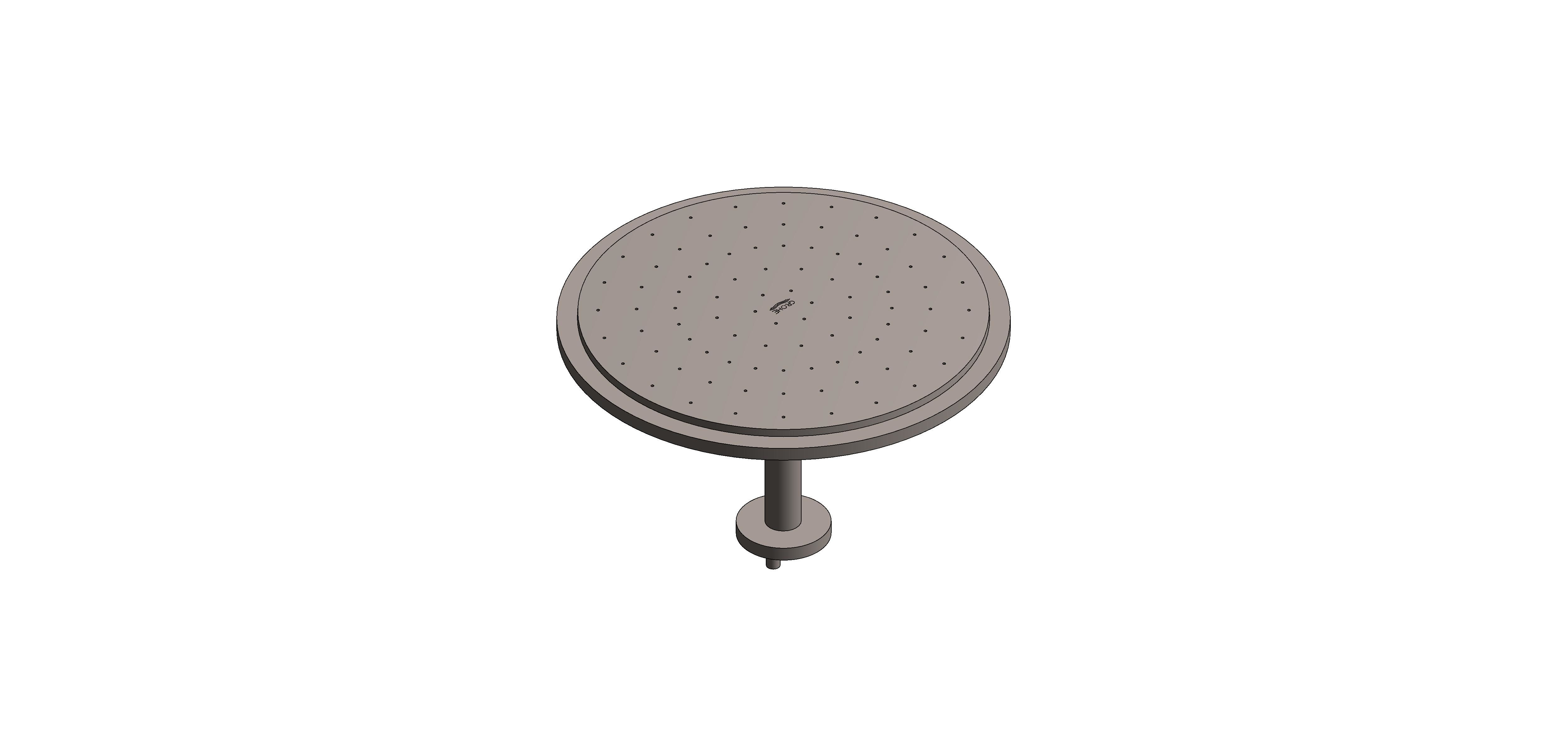 bimstore 3D image of the Rainshower Cosmopolitan 310 Head Shower Set 142 - 26629A00 from Grohe