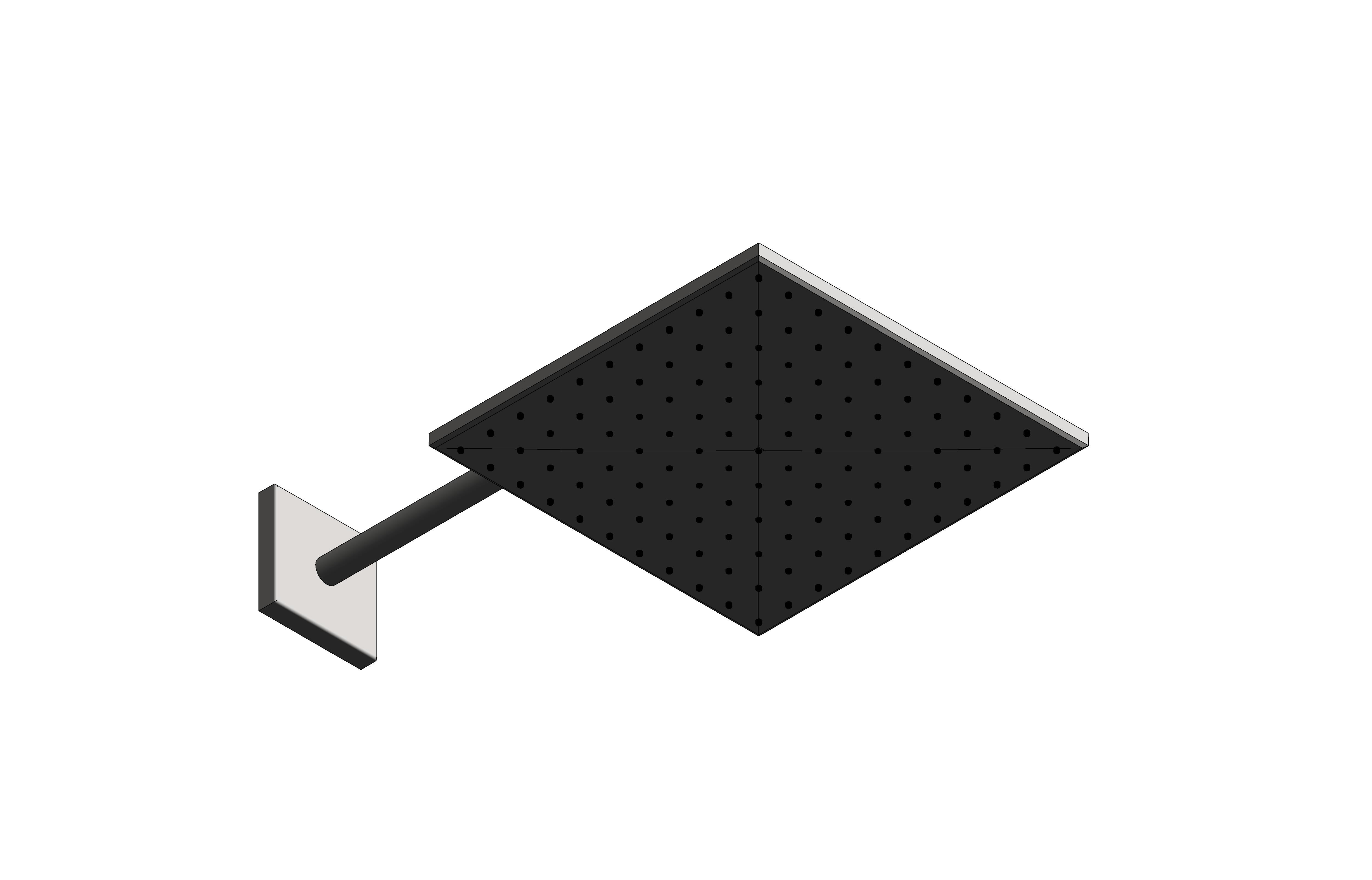 bimstore 3D image of the Rainshower - Mono 310 Cube - 26564000 from Grohe