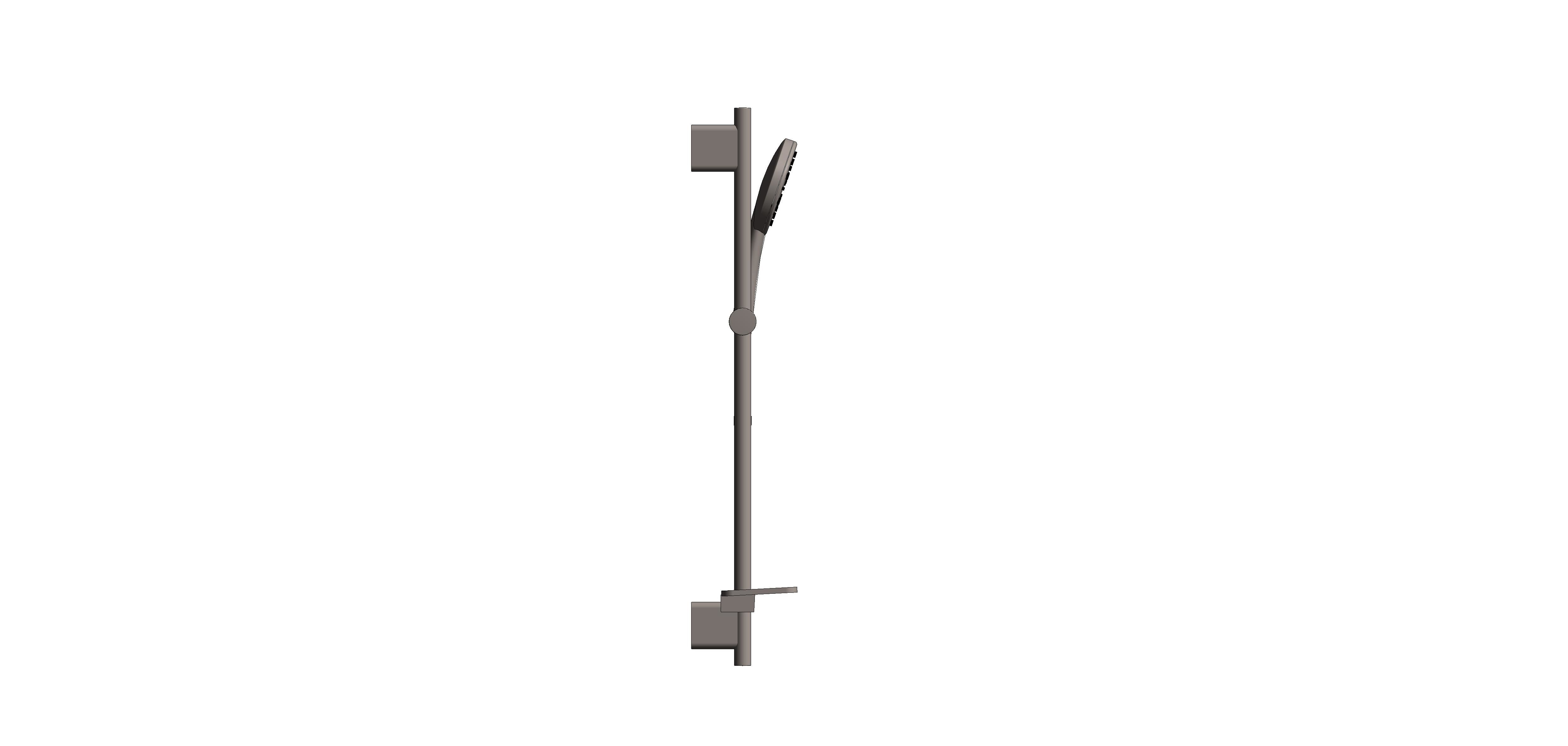bimstore side image of the Rainshower Smart Active 130 Shower Rail Set 600 - 26623000 from Grohe