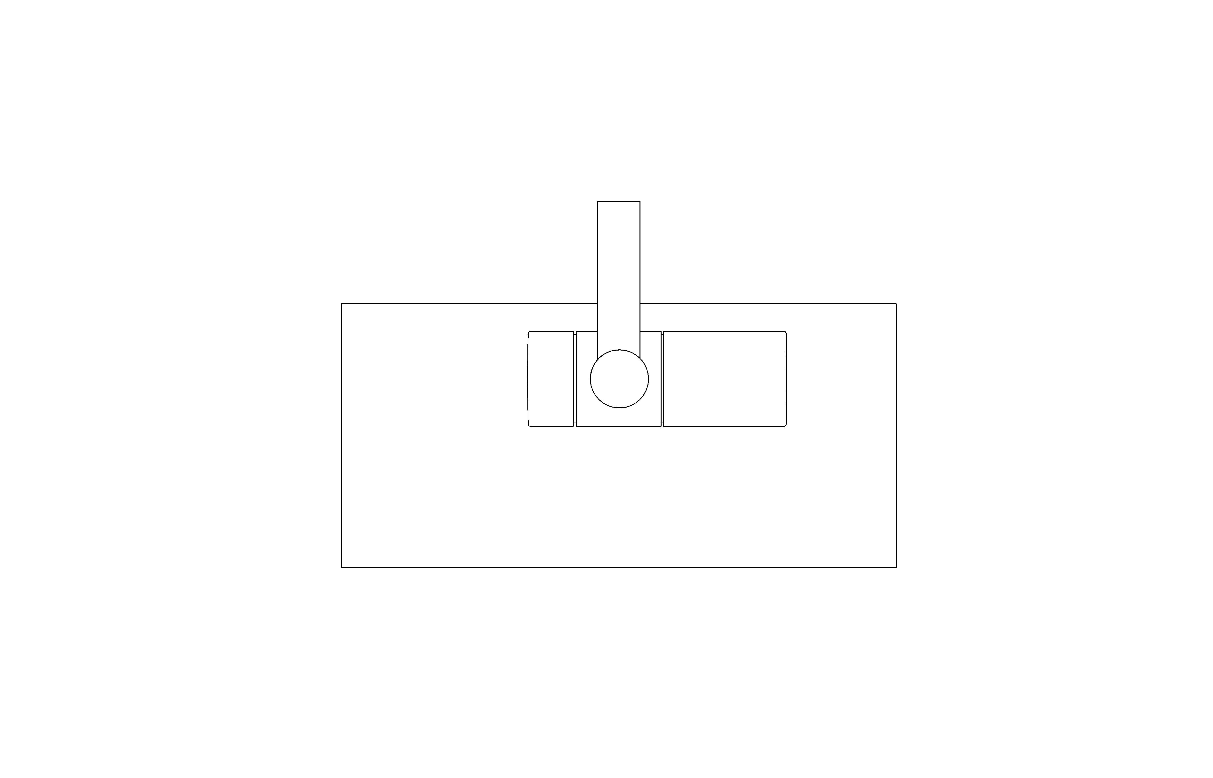 bimstore plan image of the Rainshower - SmartActive Shower Rail - 26603000 from Grohe