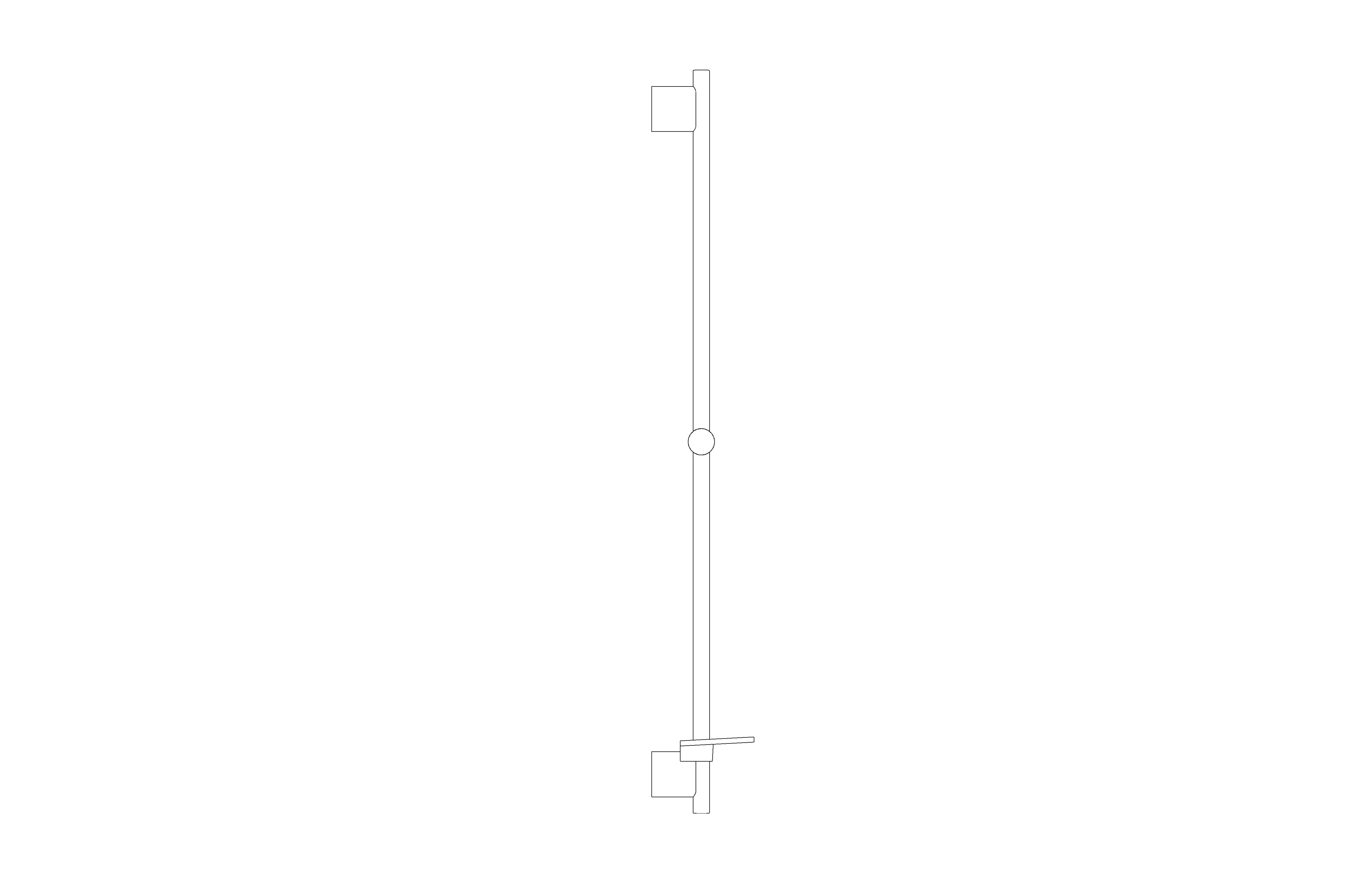 bimstore side image of the Rainshower - SmartActive Shower Rail - 26603000 from Grohe