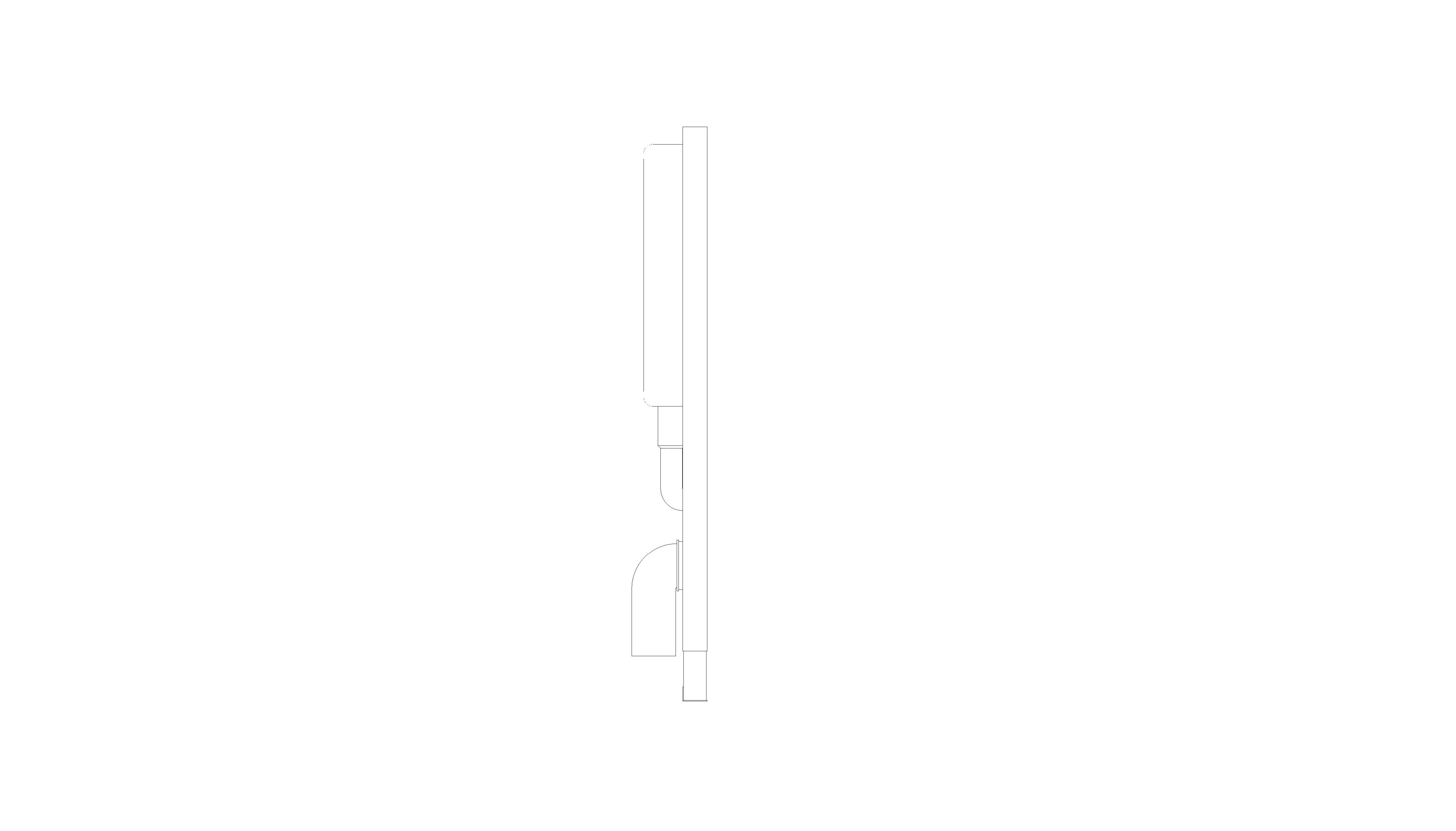 bimstore side image of the Rapid SLX Wall Hung WC Frame - 39596000 from Grohe
