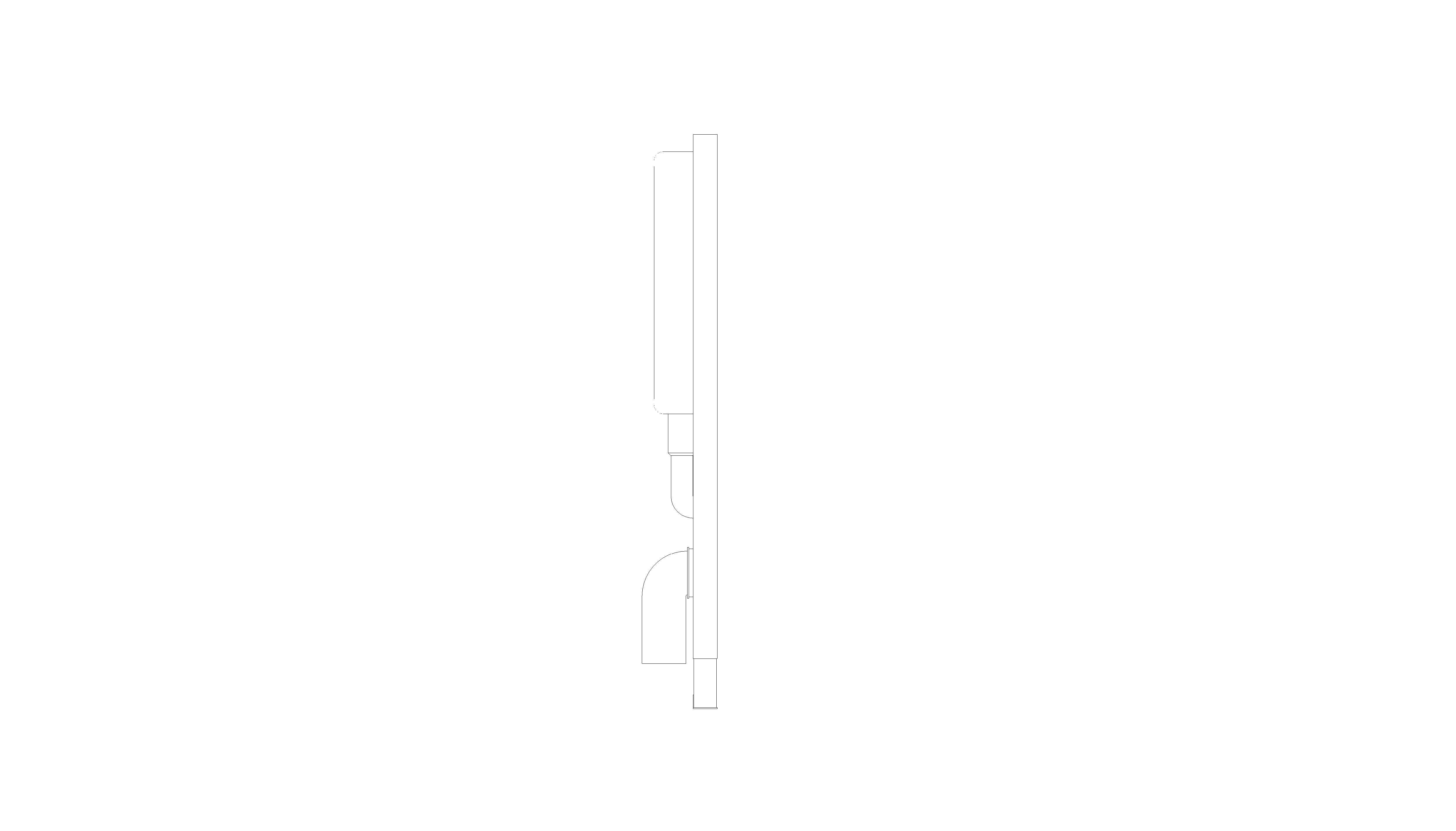 bimstore side image of the Rapid SLX Wall Hung WC Frame - 39602000 from Grohe