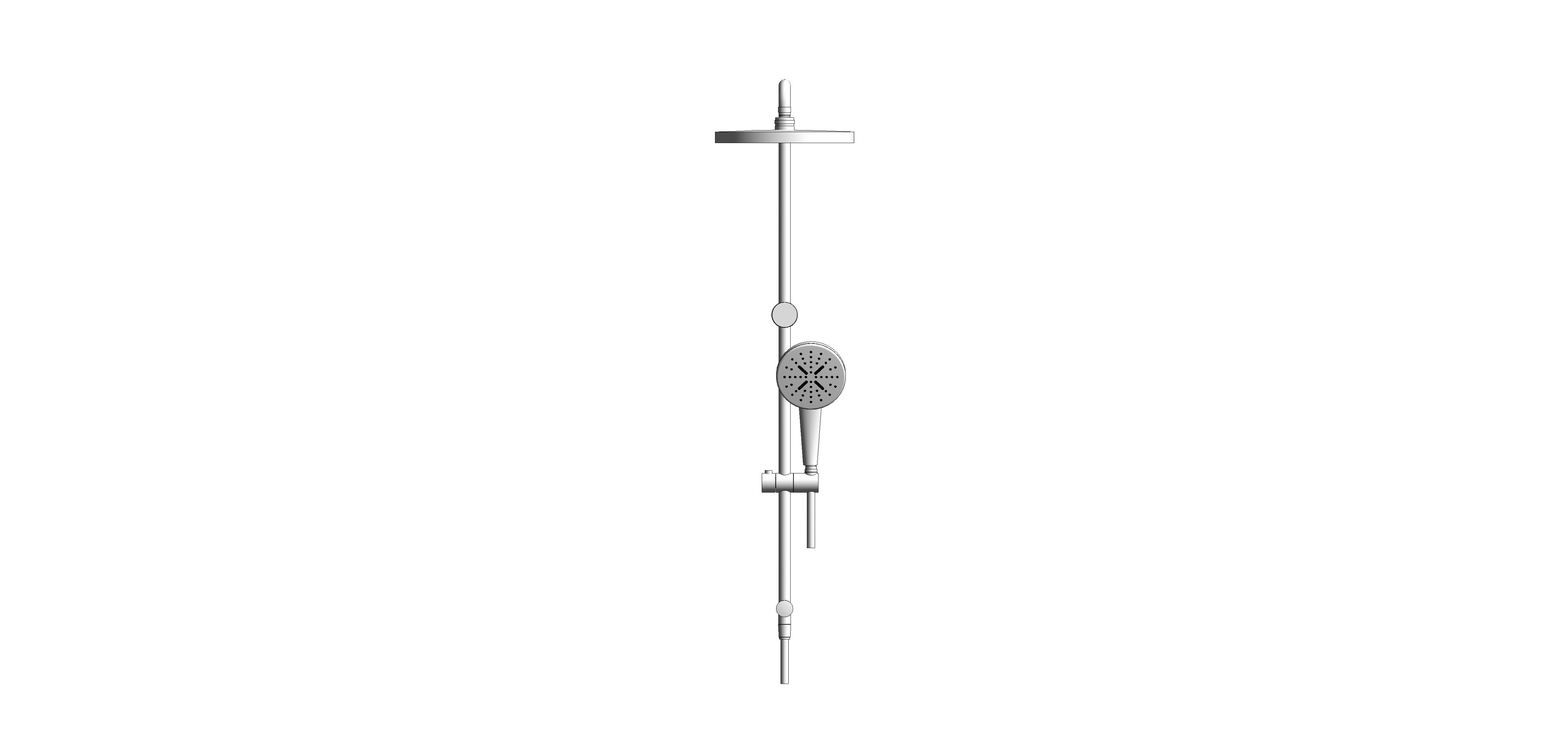 bimstore front image of the RetroFit 210 Shower System - 26612000 from Grohe