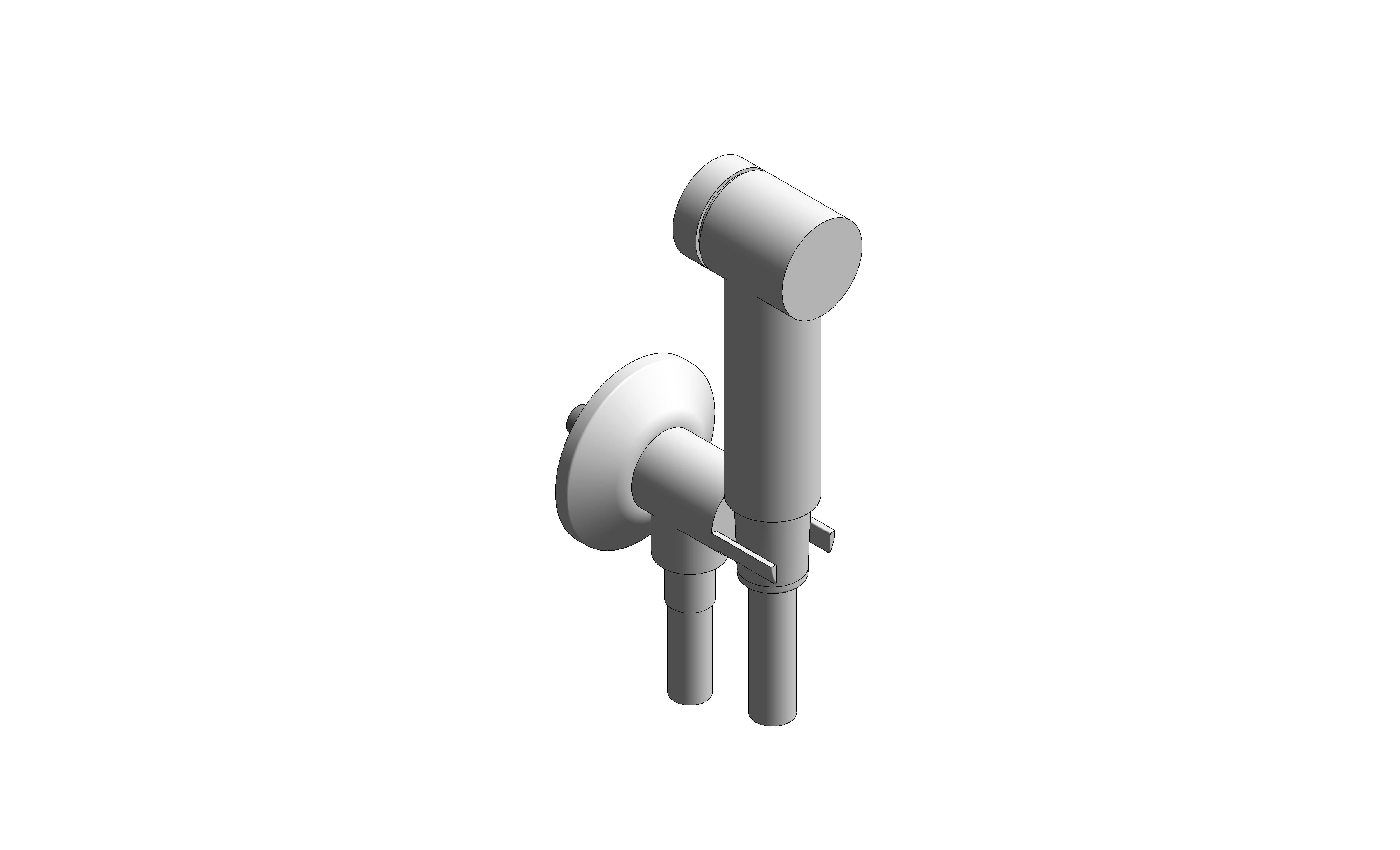 Product: RAINSHOWER AQUA Wall holder set with angle valve 1 spray (26843000)
