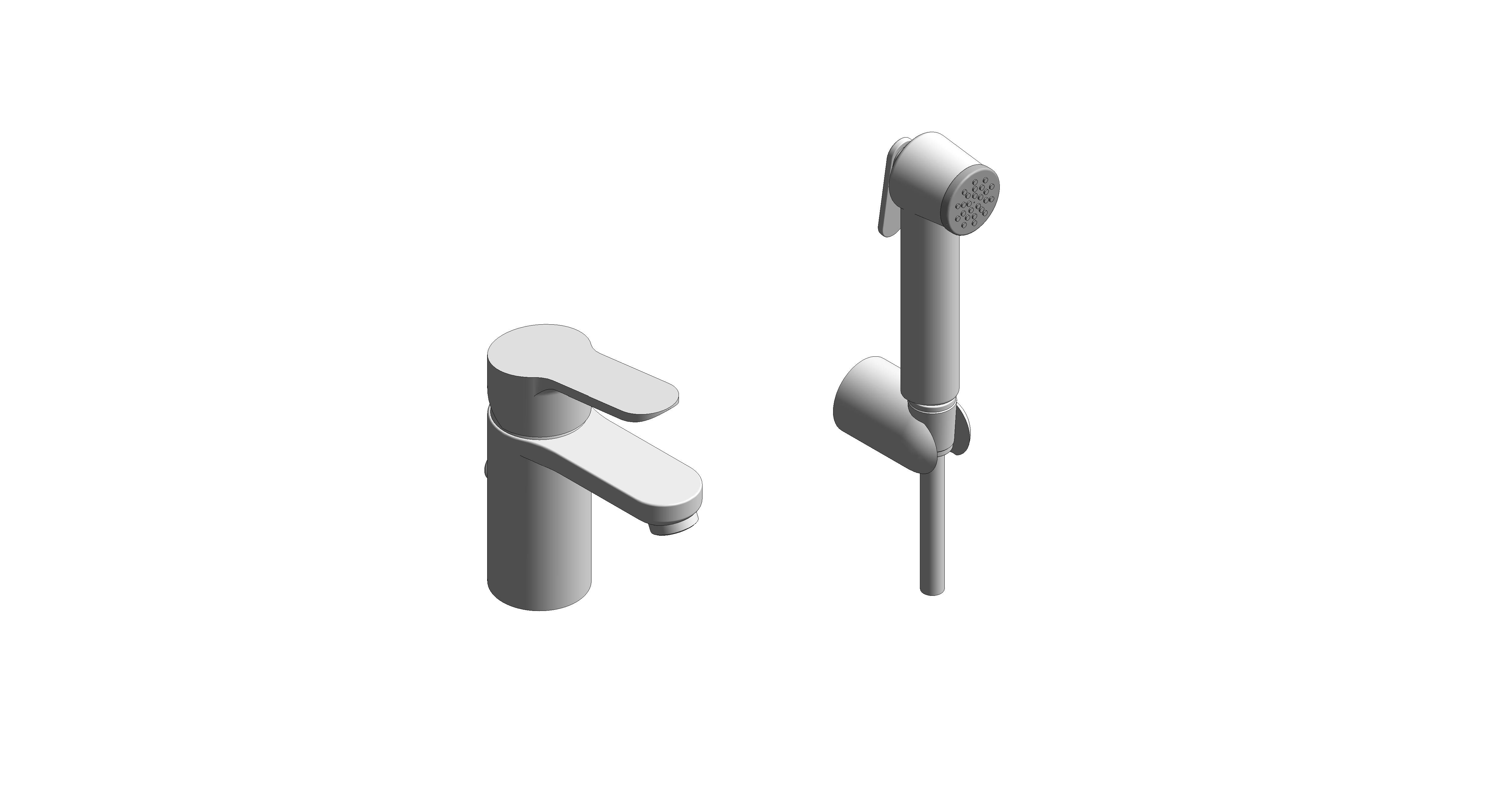 bimstore 3D image of the Start Edge Single Lever Basin Mixer 1/2″ S-Size - 23955000 from Grohe