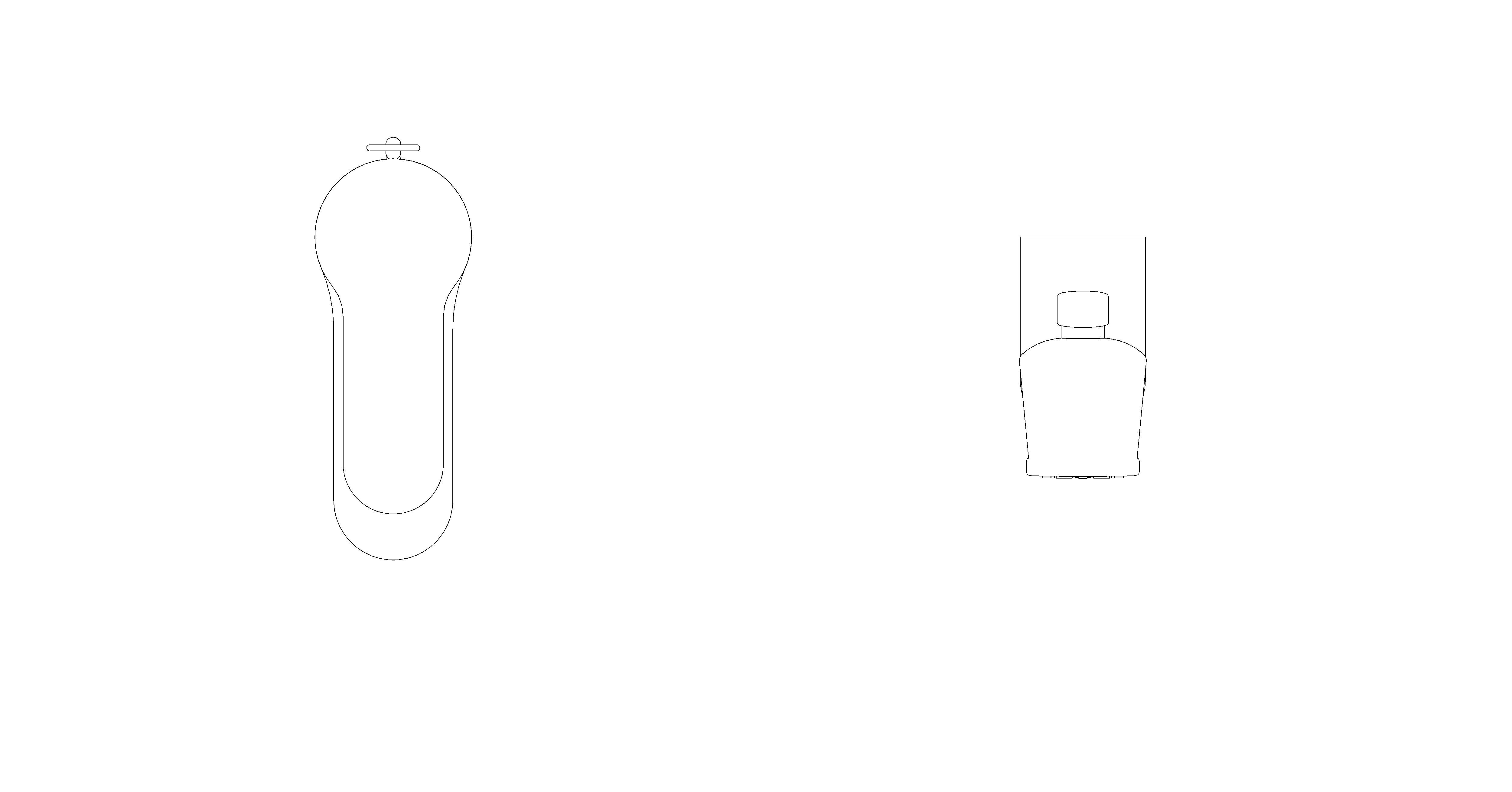bimstore plan image of the Start Edge Single Lever Basin Mixer 1/2″ S-Size - 23955000 from Grohe
