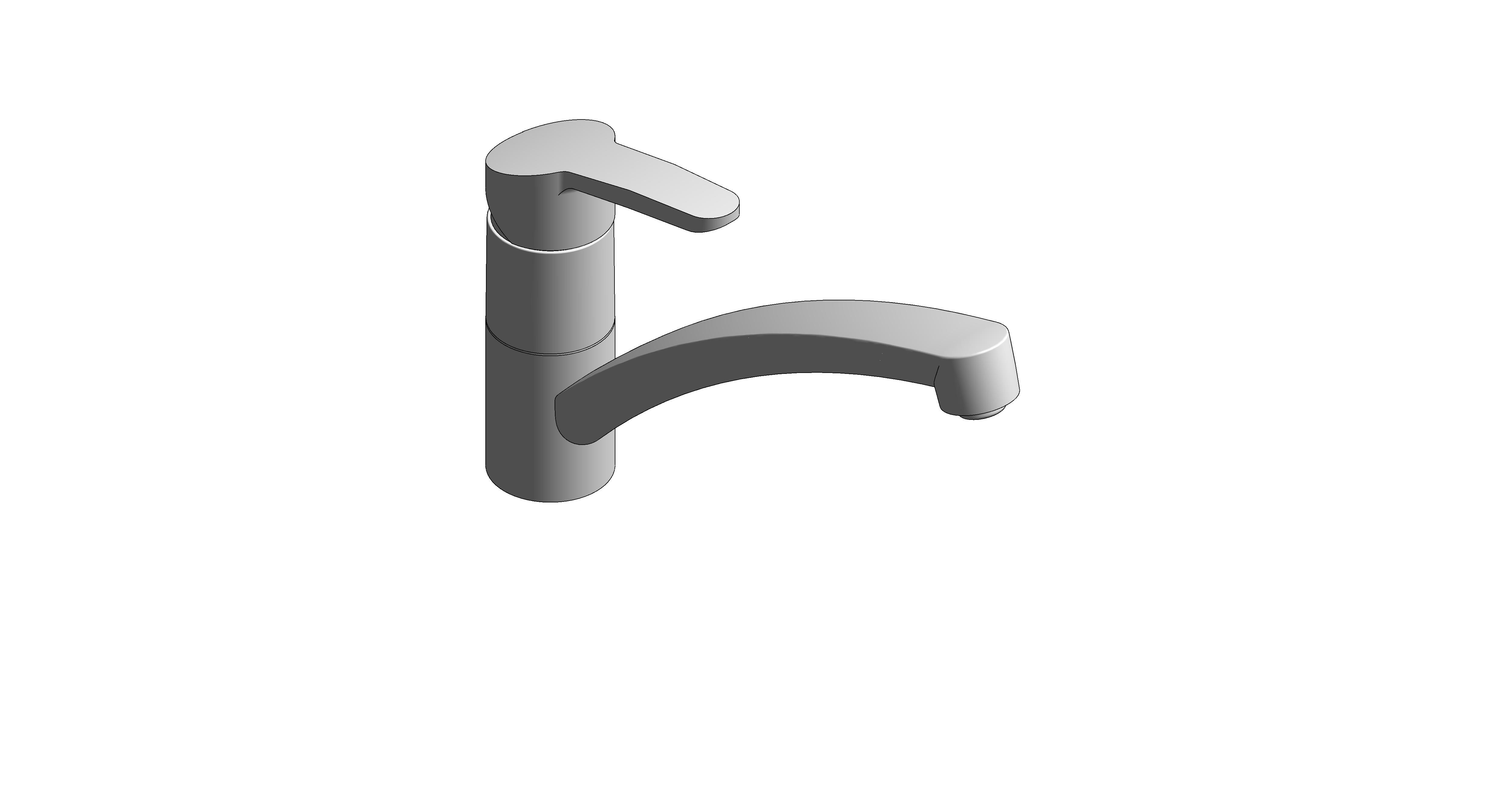 bimstore 3D image of the StartClova OHM Sink mixer -  Low Spout Adeo Exclusive - 31739000 from Grohe