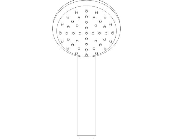 bimstore front image of the Tempesta 100 Hand Shower 1 Spray - 27923001 from Grohe