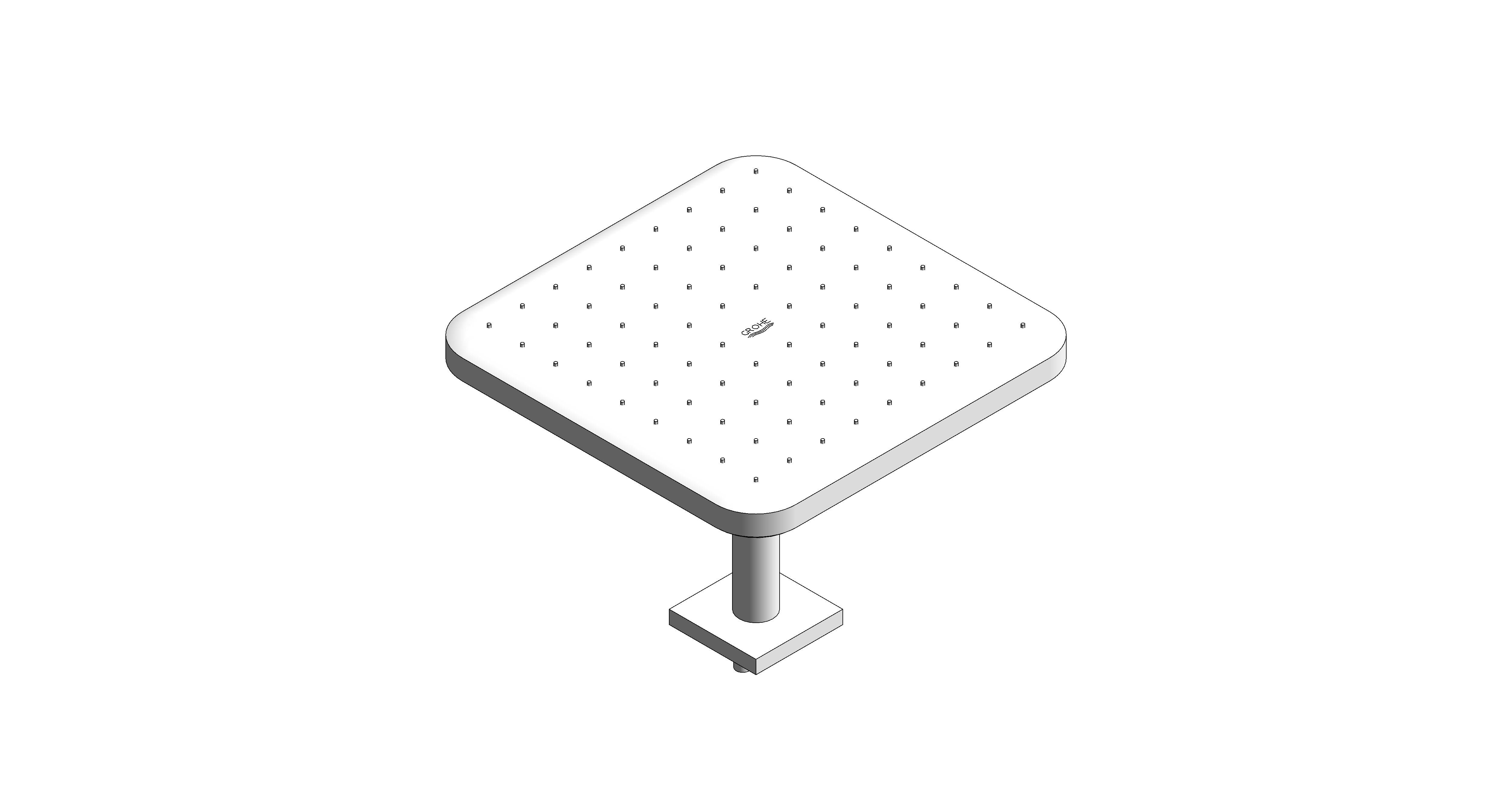 Product: Tempesta - 250 Cube Head Shower Set - 26683000