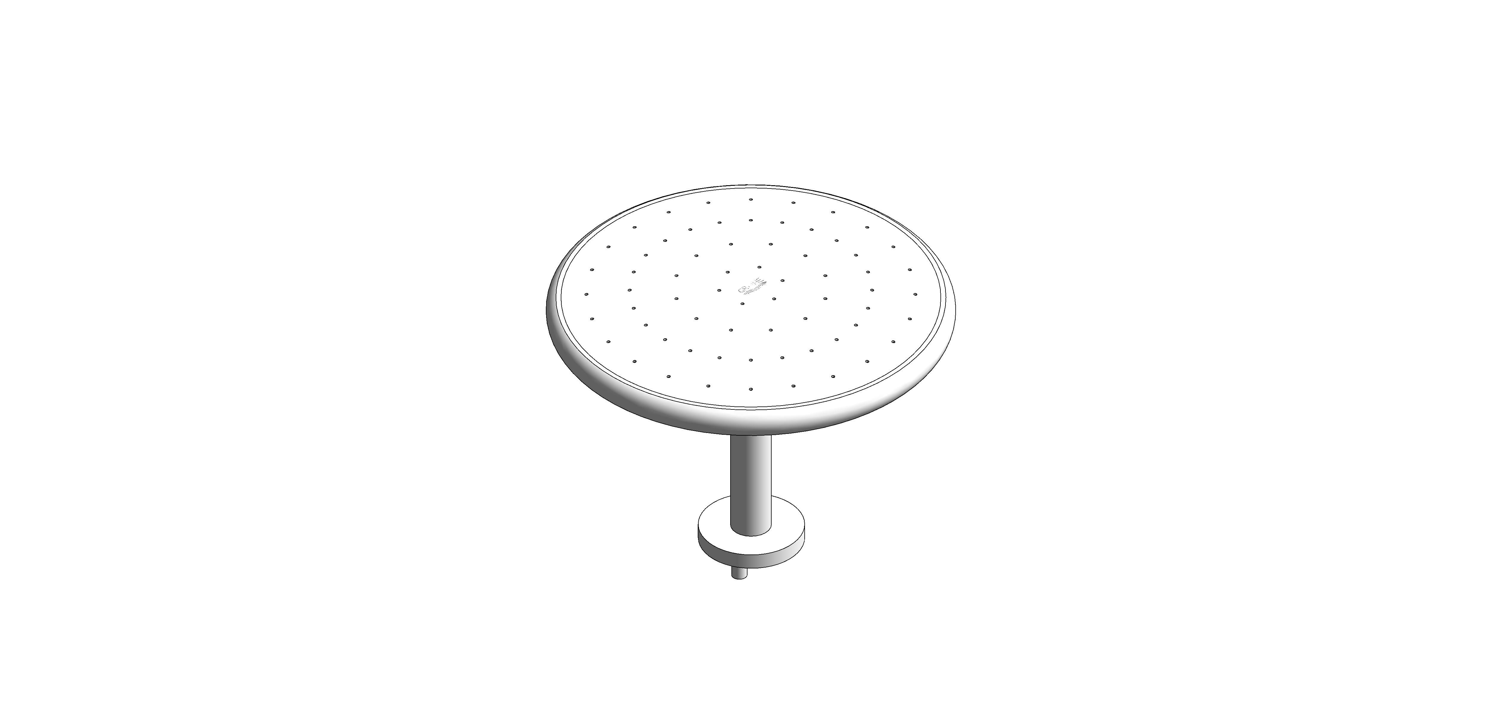 bimstore 3D image of the Tempesta - 250 Head Shower Set - 26669000 from Grohe