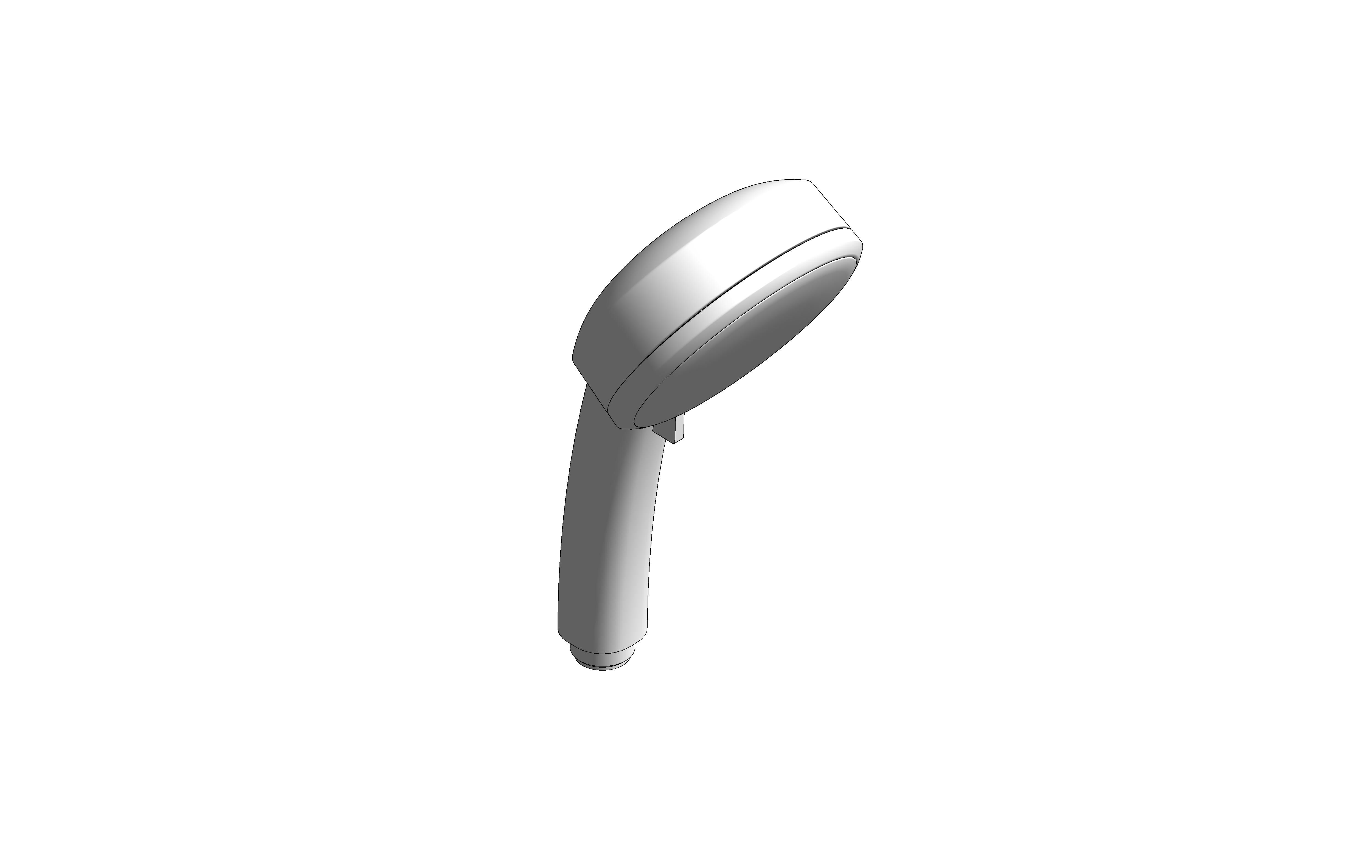 bimstore 3D image of the Tempesta Cosmopolitan 100 Hand Shower 4 Sprays - 27573002 from Grohe