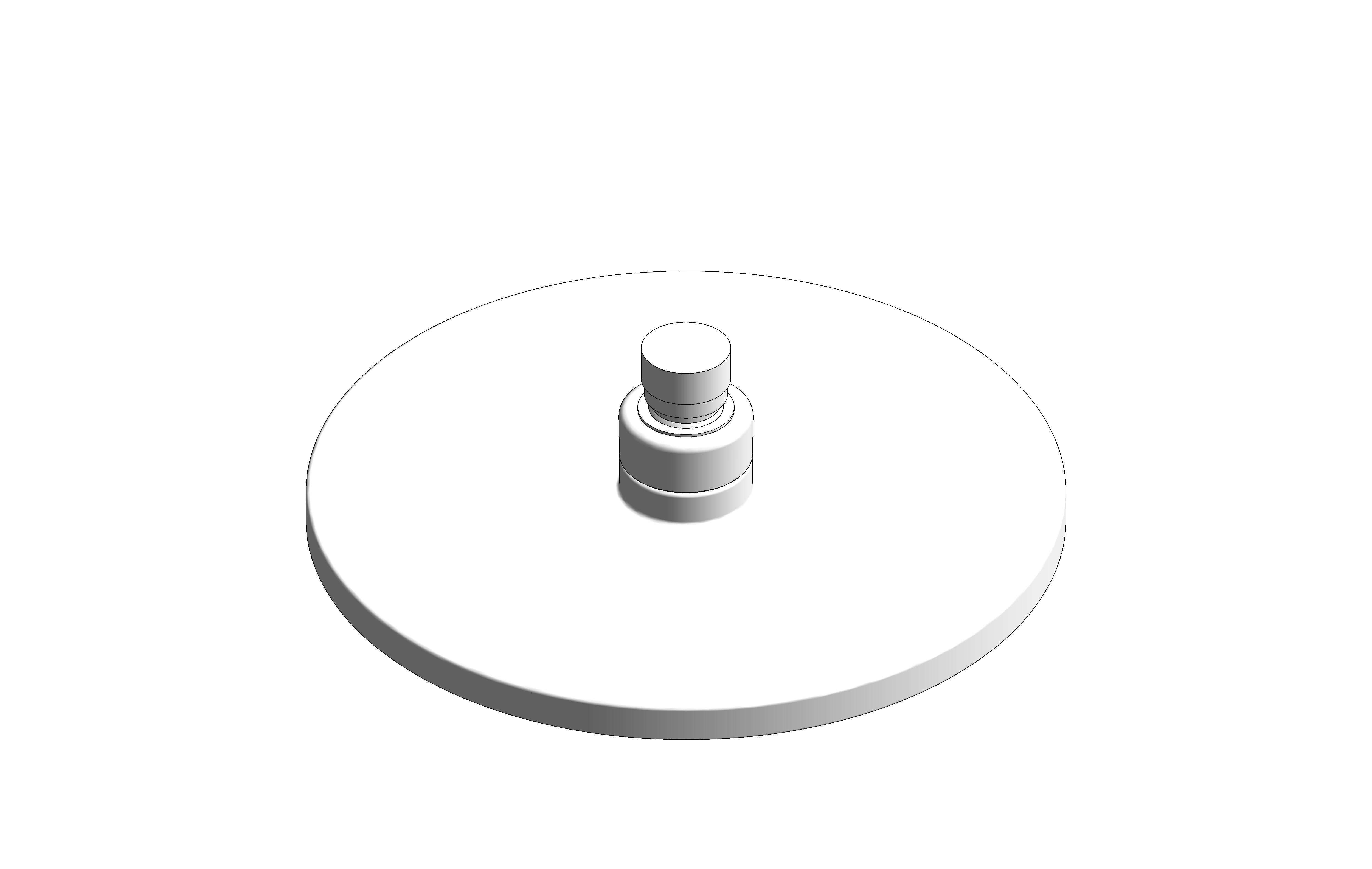 bimstore 3D image of the Tempesta Cosmopolitan 200 Head Shower 1 Spray - 27541001 from Grohe