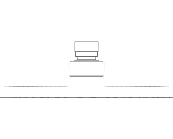bimstore side image of the Tempesta Cosmopolitan 200 Head Shower 1 Spray - 27541001 from Grohe
