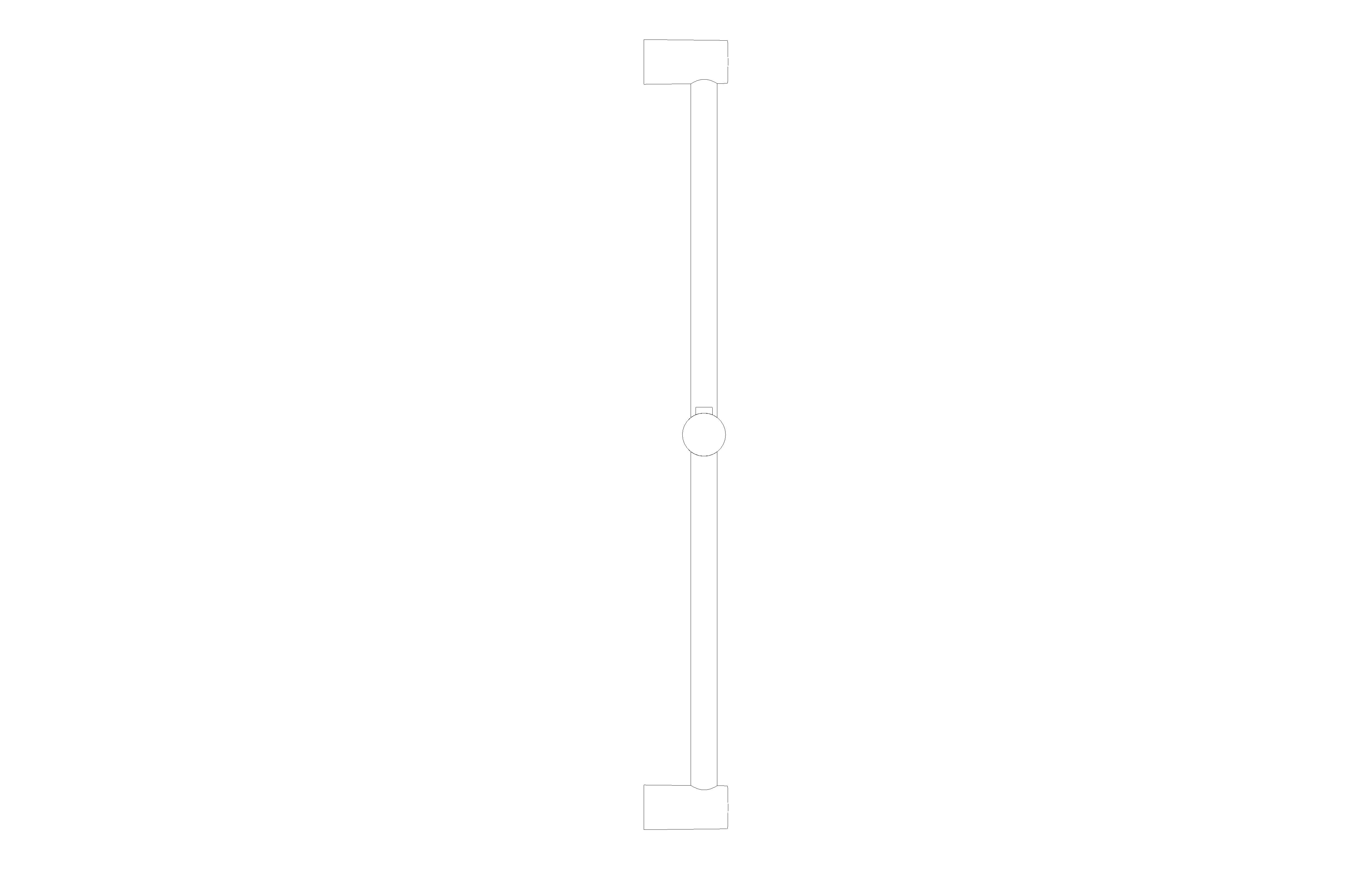 bimstore side image of the Tempesta Cosmopolitan Shower Rail 600mm - 27521000 from Grohe
