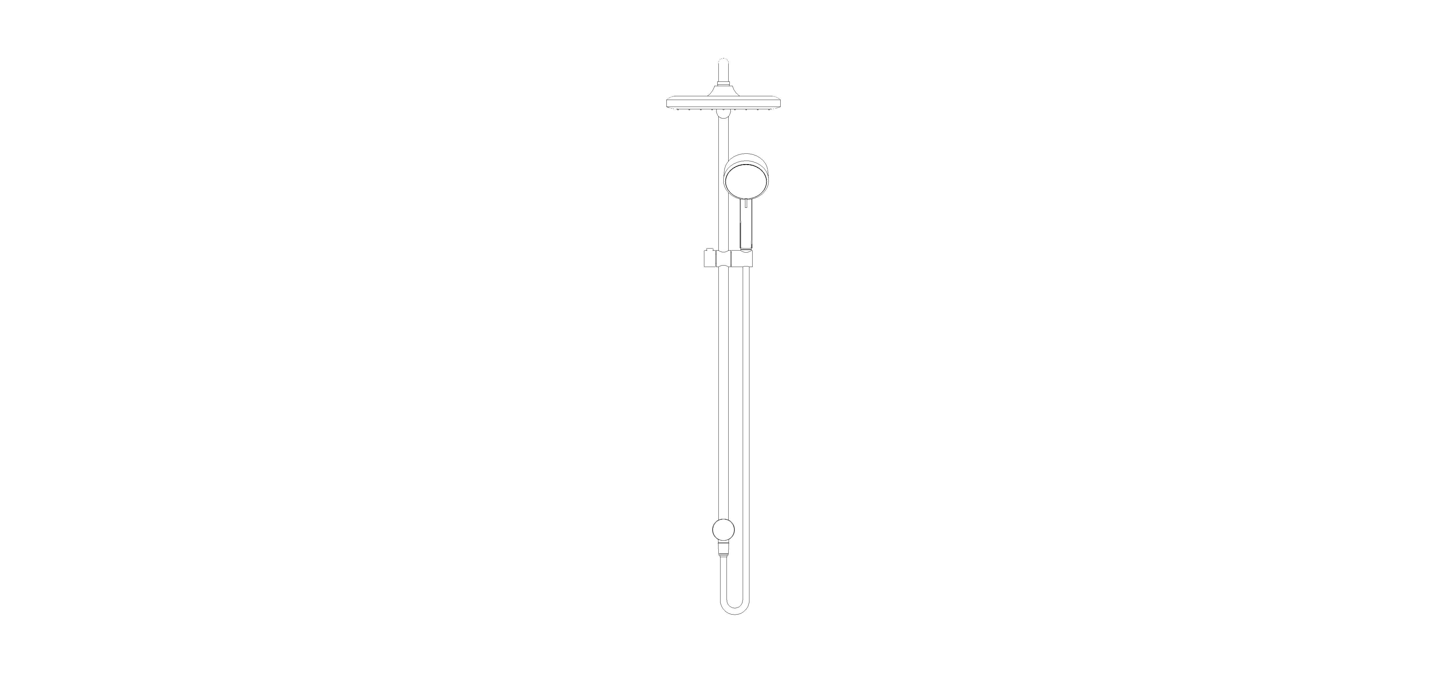 bimstore front image of the Tempesta System - 250 Cube Shower System - 26694000 from Grohe