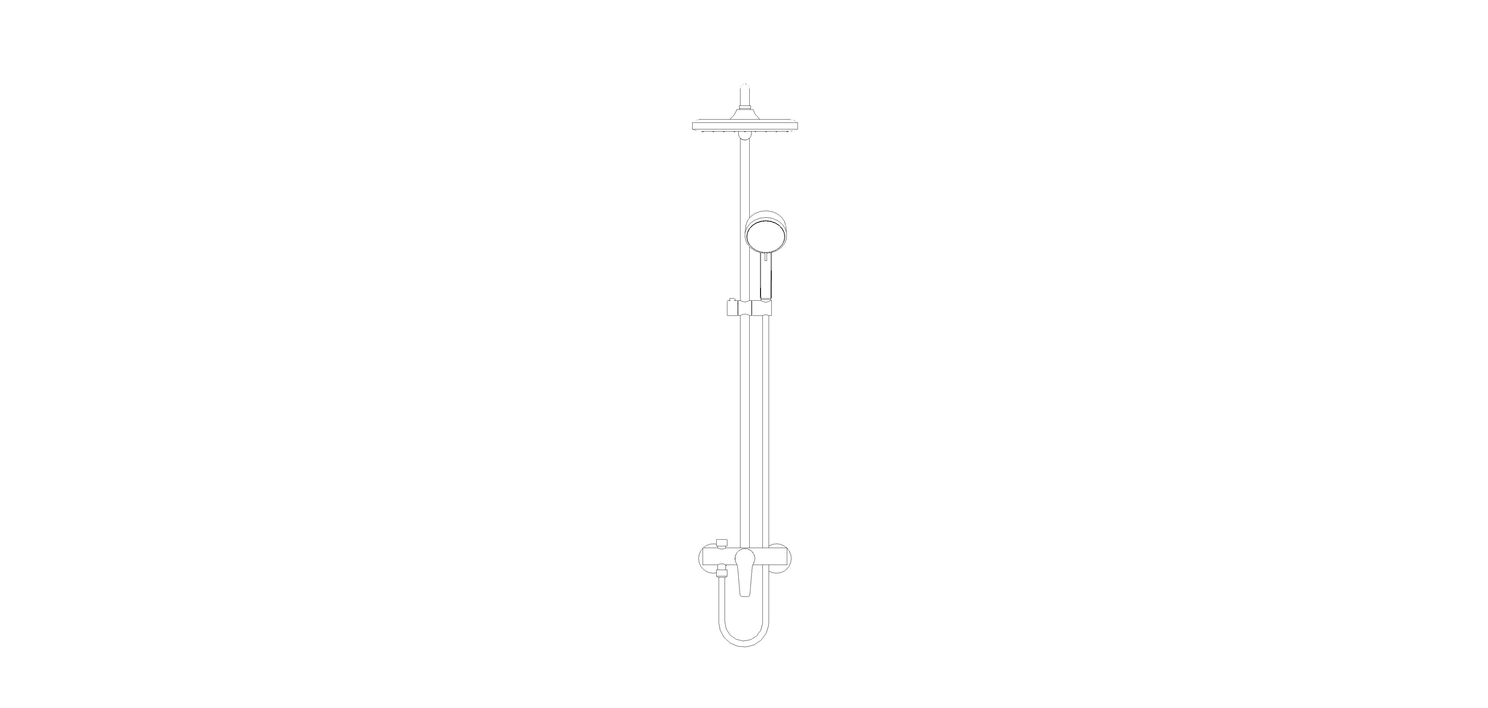 bimstore front image of the Tempesta System - 250 Cube Shower System - 26692000 from Grohe