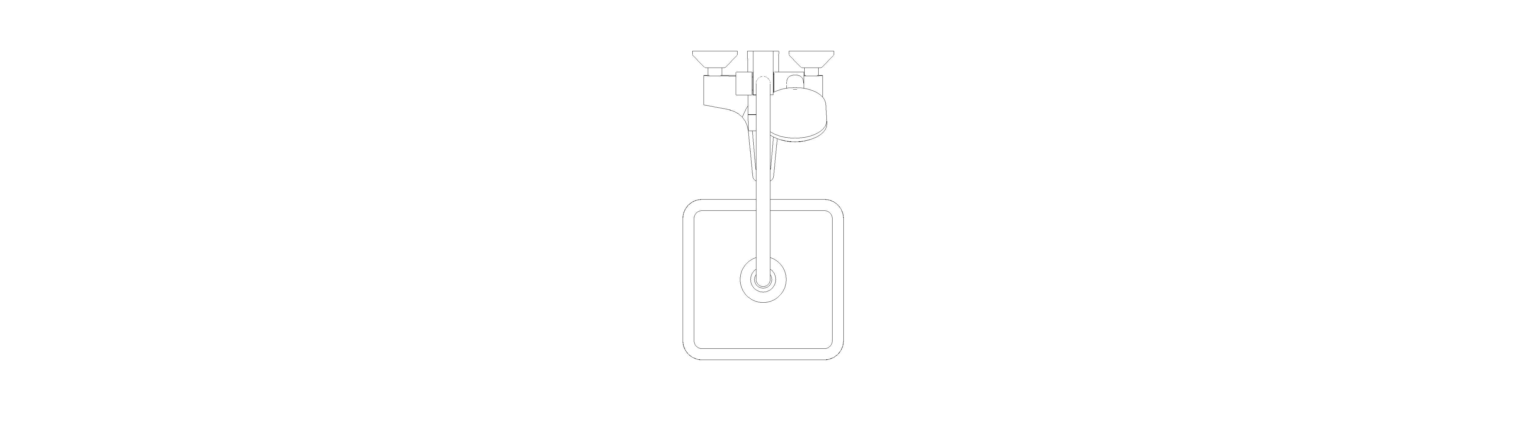 bimstore plan image of the Tempesta System - 250 Cube Shower System - 26693000 from Grohe