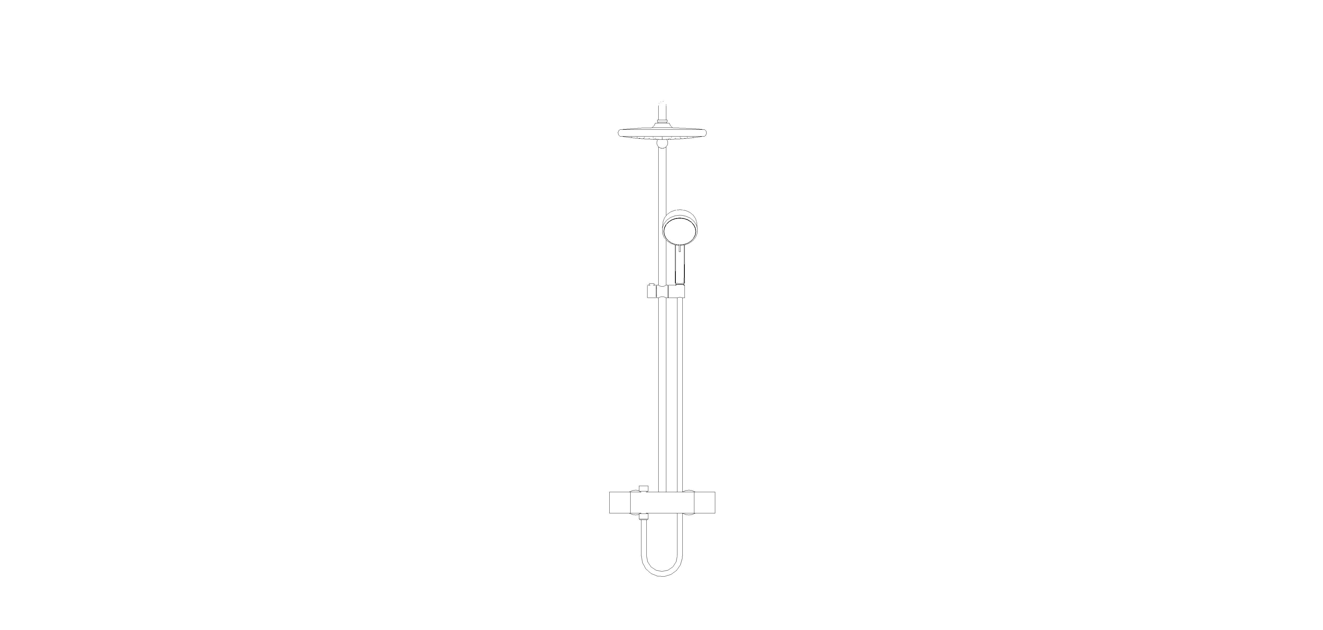 bimstore front image of the Tempesta System - 250 Shower System - 26671000 from Grohe
