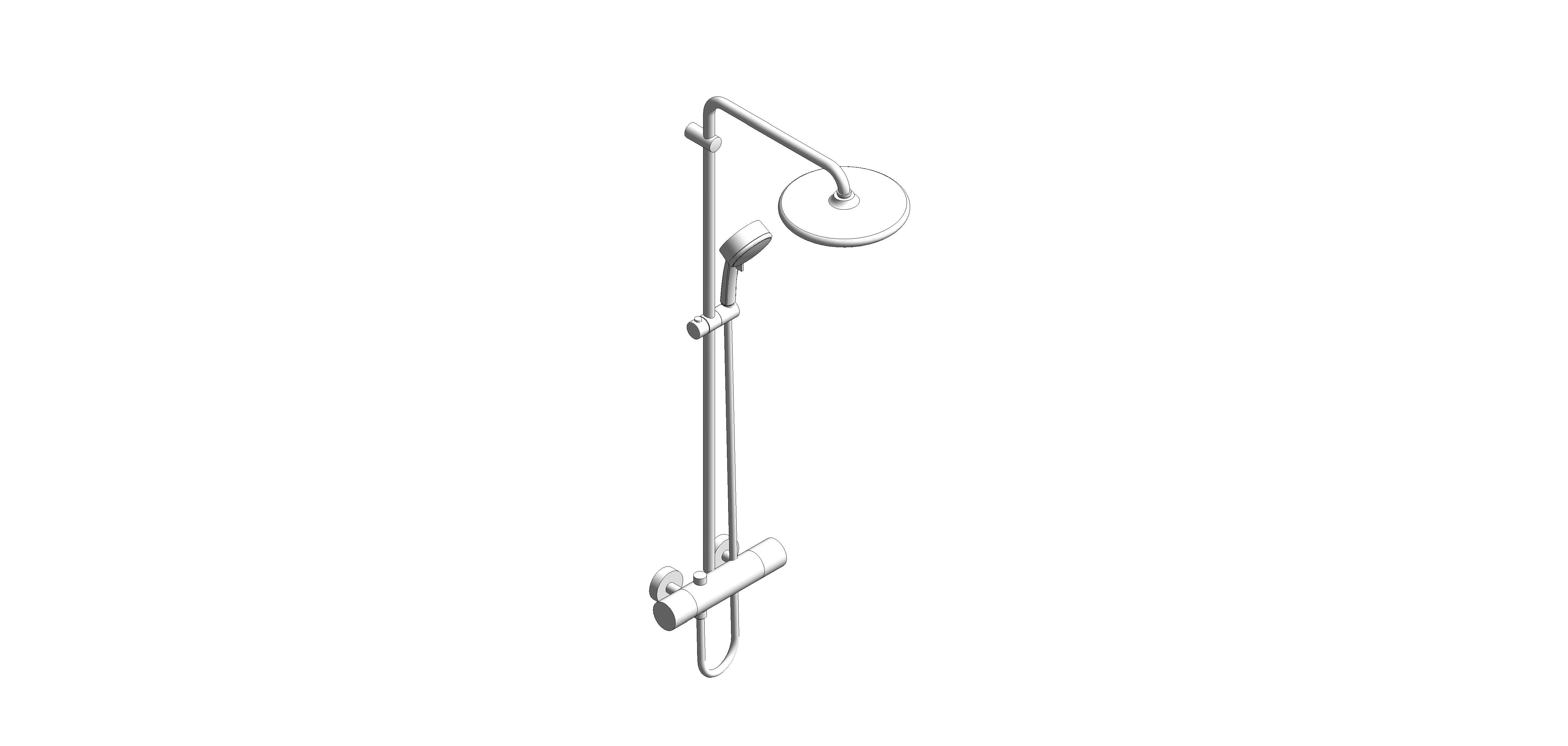 bimstore 3D image of the Tempesta System - 250 Shower System - 26671000 from Grohe