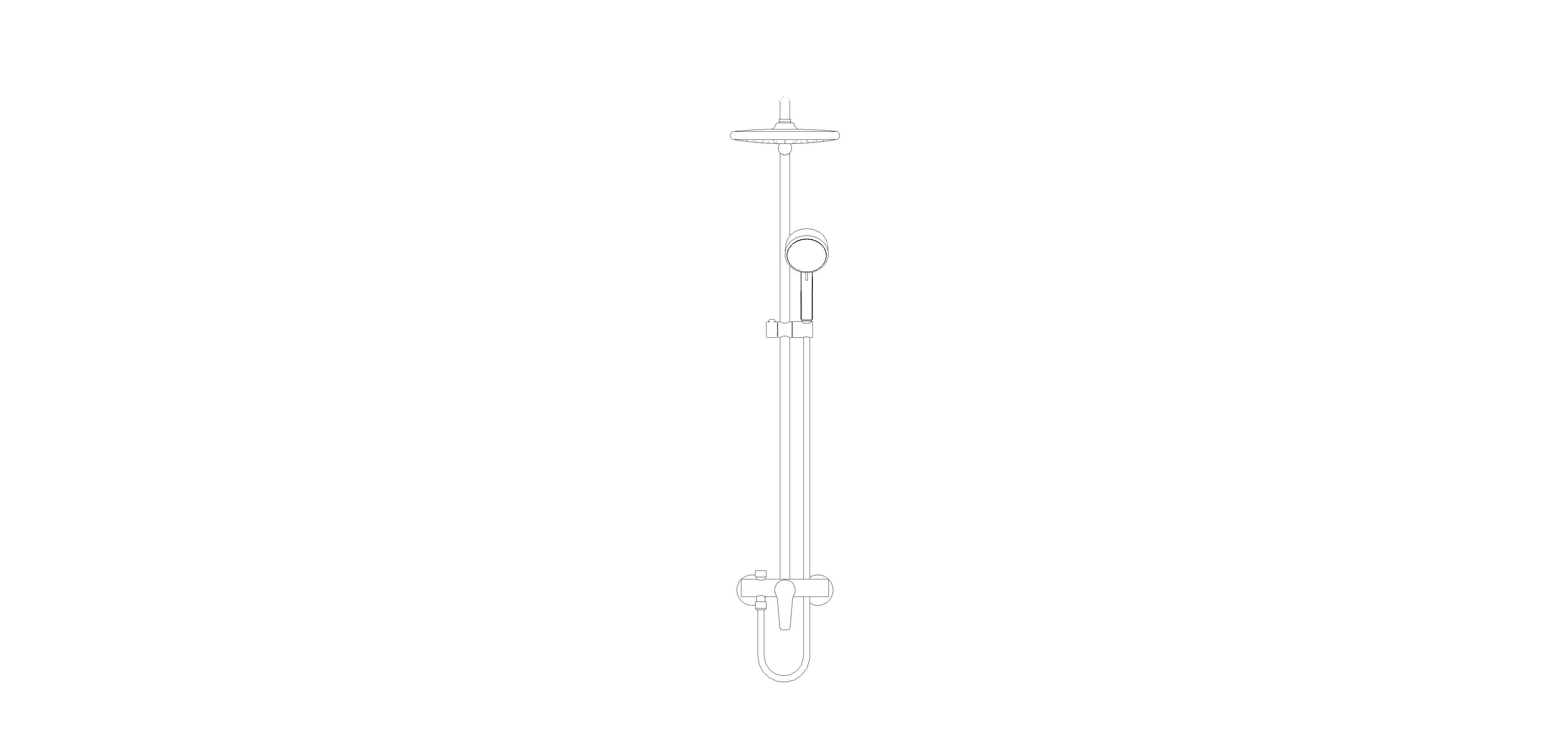 bimstore front image of the Tempesta System - 250 Shower System - 26673000 from Grohe