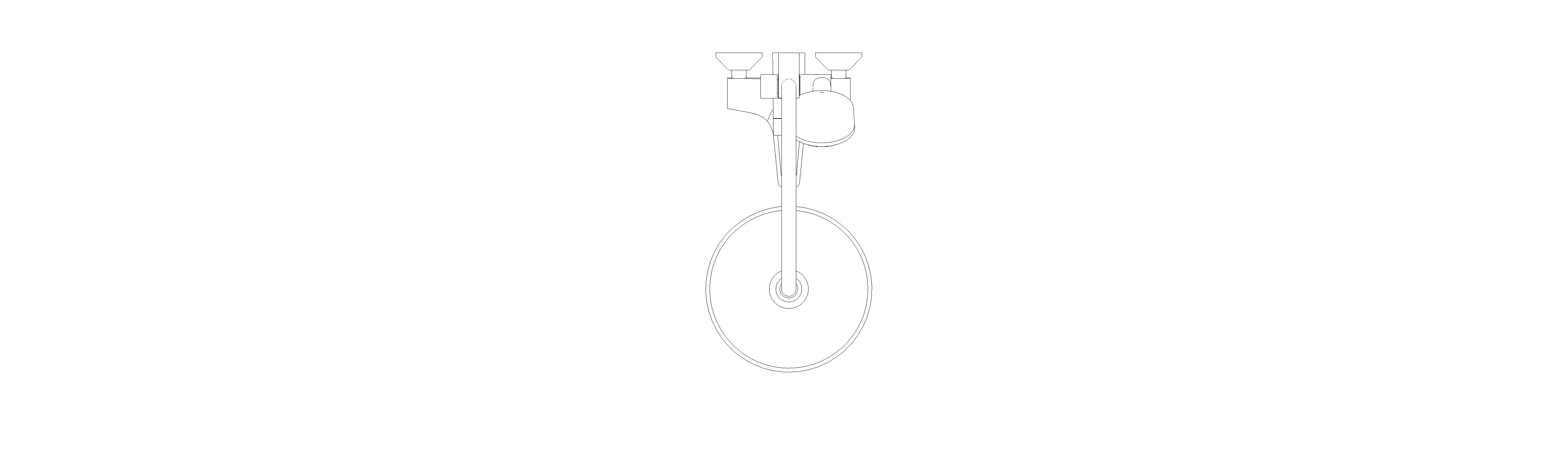 bimstore plan image of the Tempesta System - 250 Shower System - 26674000 from Grohe