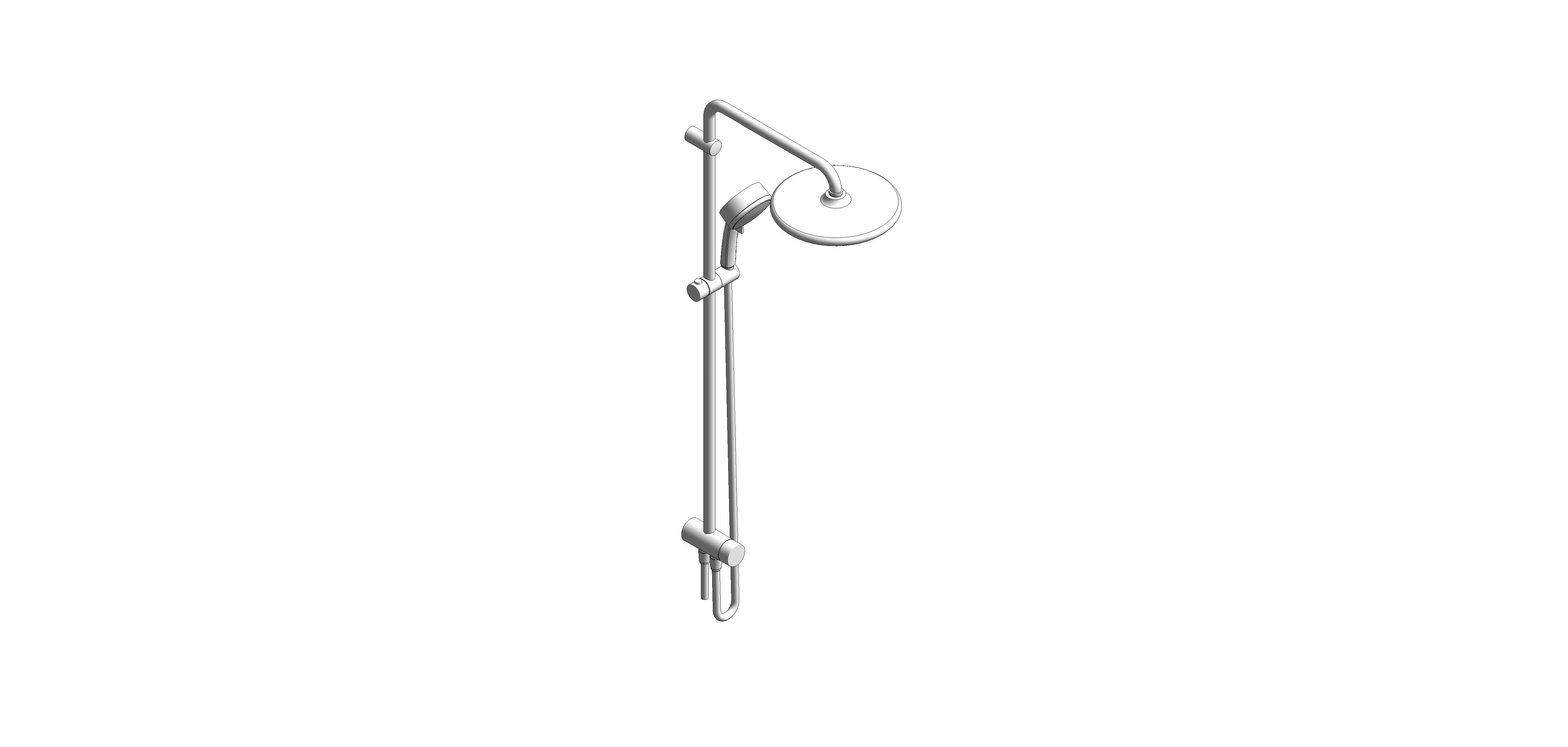 bimstore 3D image of the Tempesta System - 250 Shower System - 26675000 from Grohe