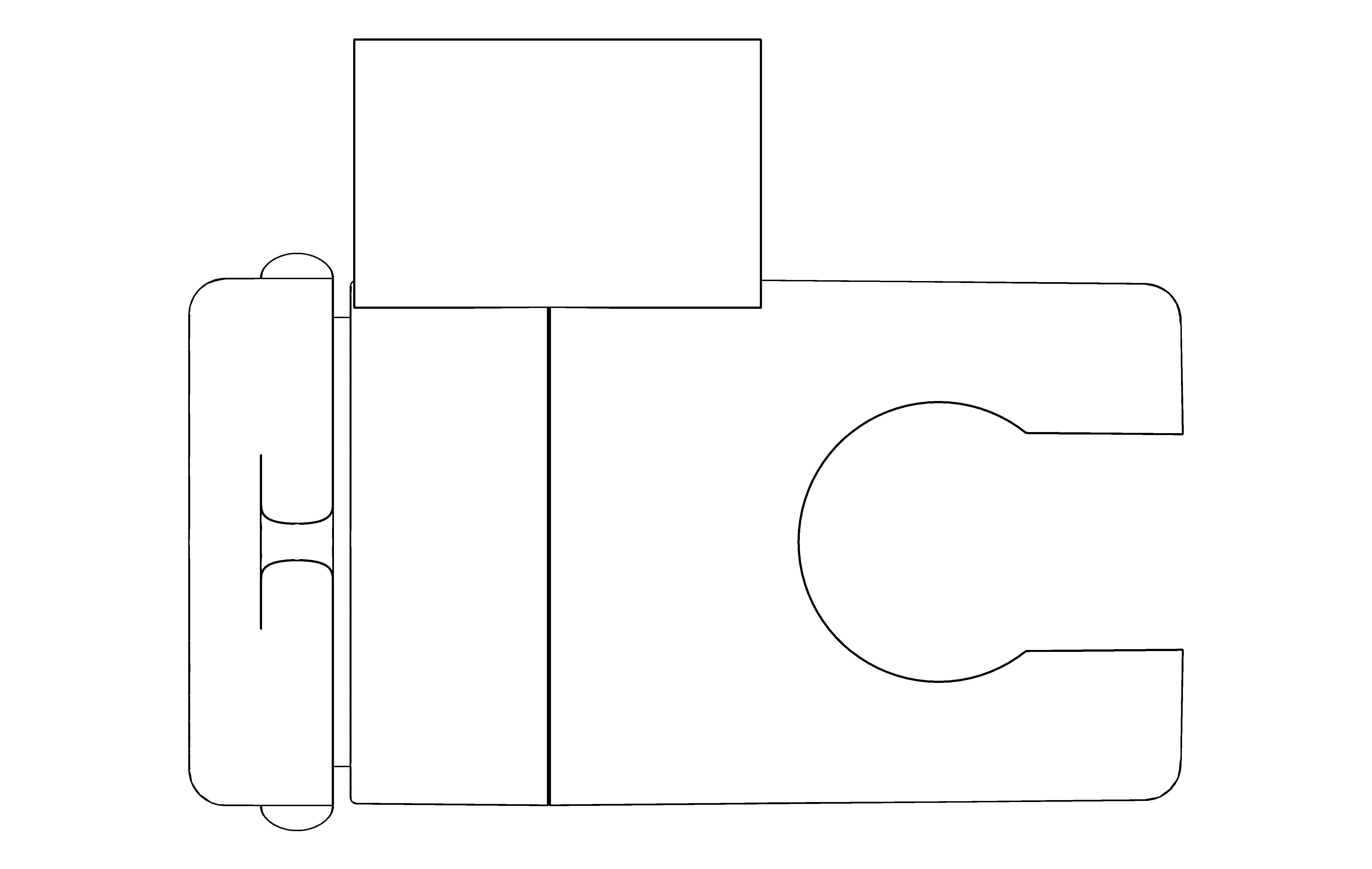 bimstore plan image of the Tempesta Wall Hand Shower Holder - 27595000 from Grohe