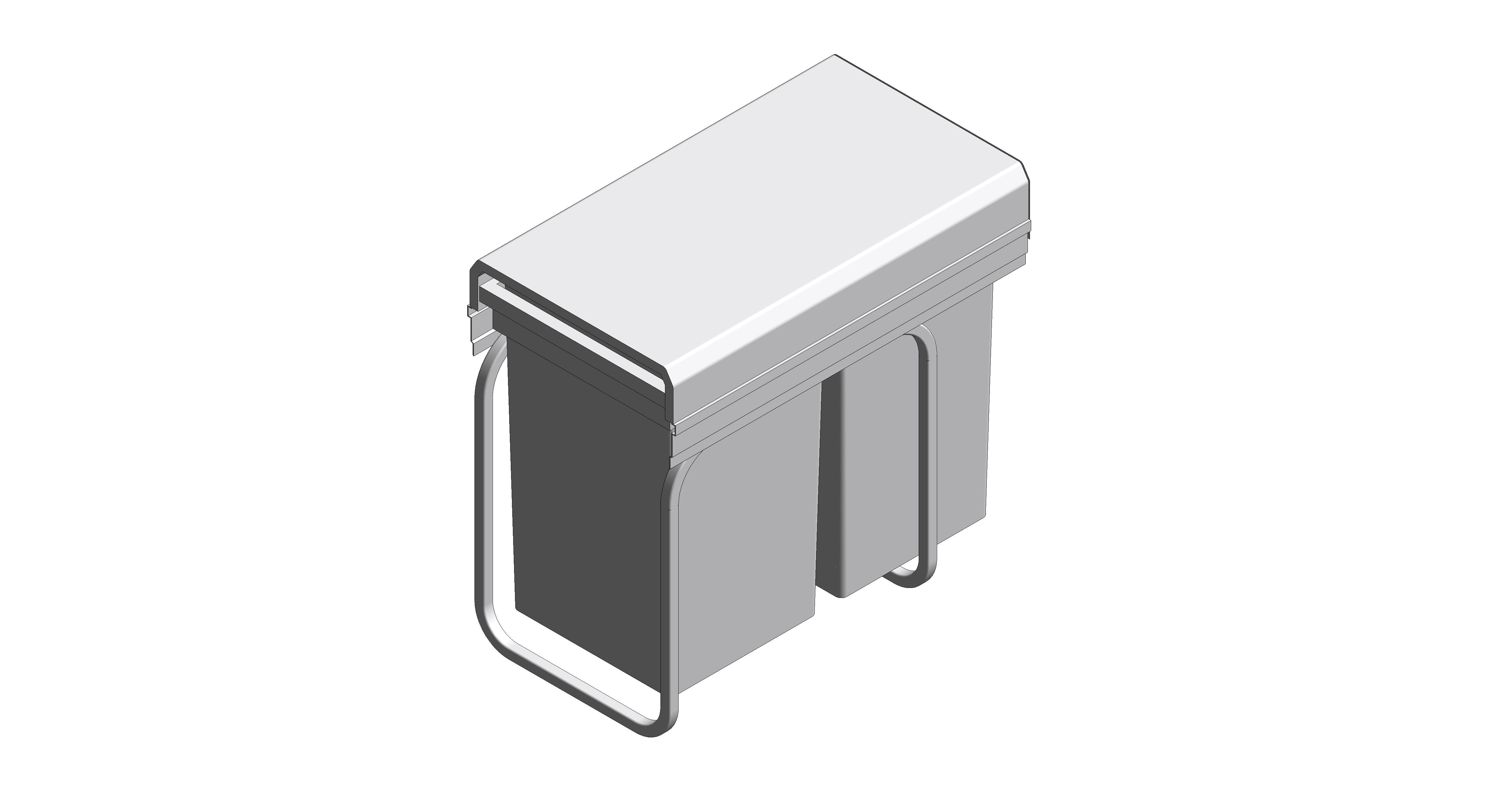 Product:  Grohe - Waste separation system 30 cm - 15 l / 15 l - 40855000