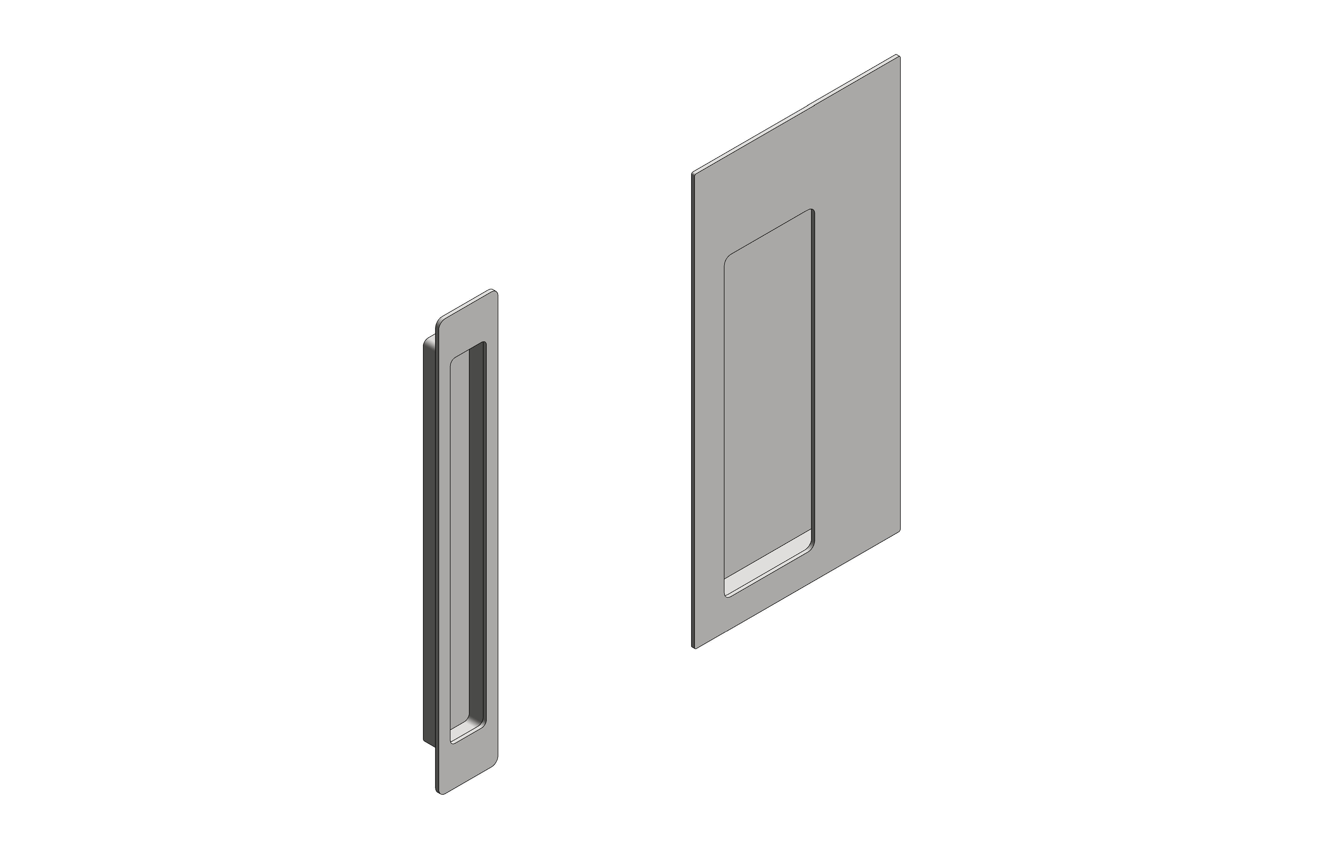 Image of Sliding Door Hardware | 250mm Flush Pulls