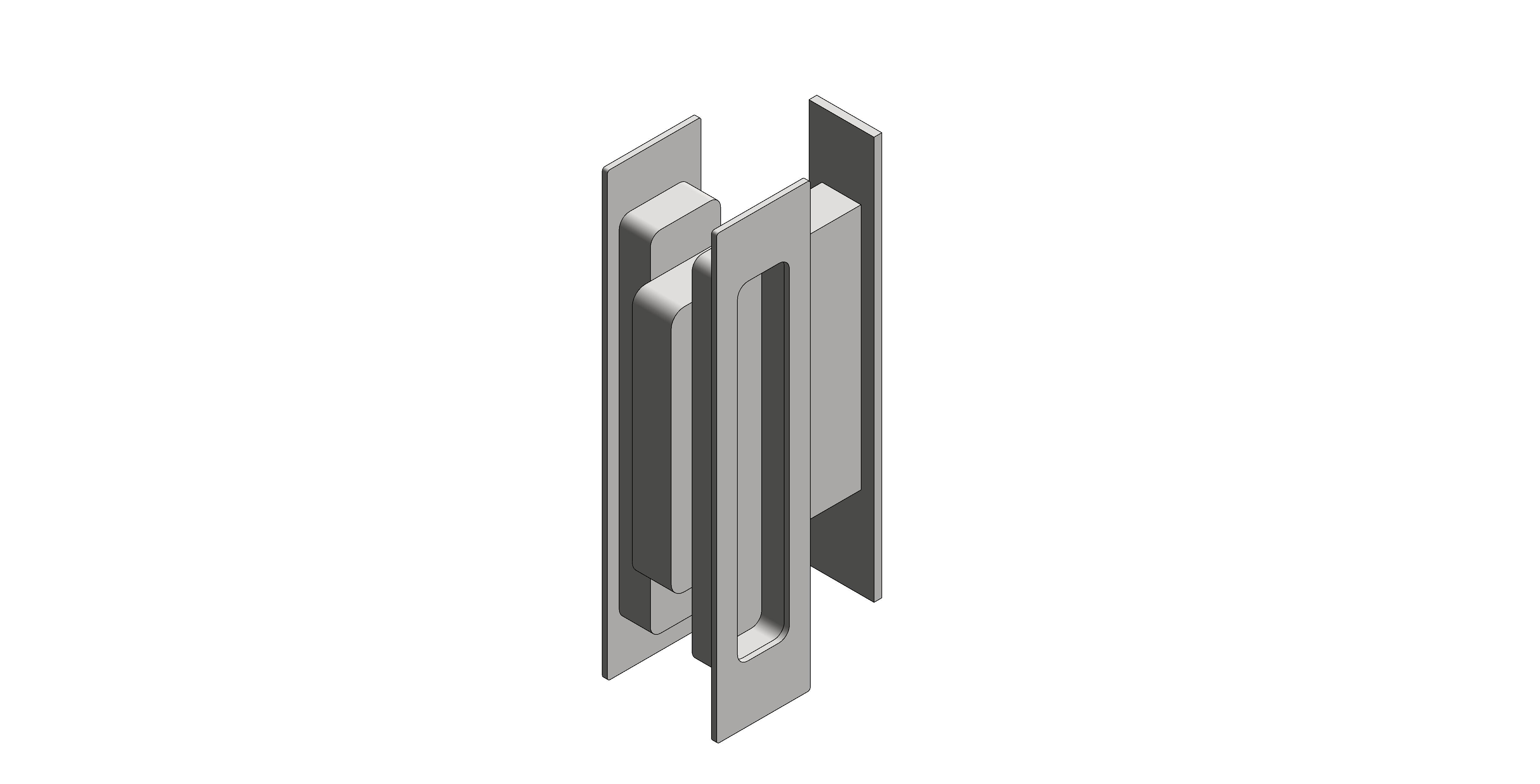 Image of Sliding Door Hardware | HB690 & HB690-35 Series Privacy Set