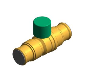 Product: Fig. 100LS.PF - Ball Valve with Lockshield - DZR