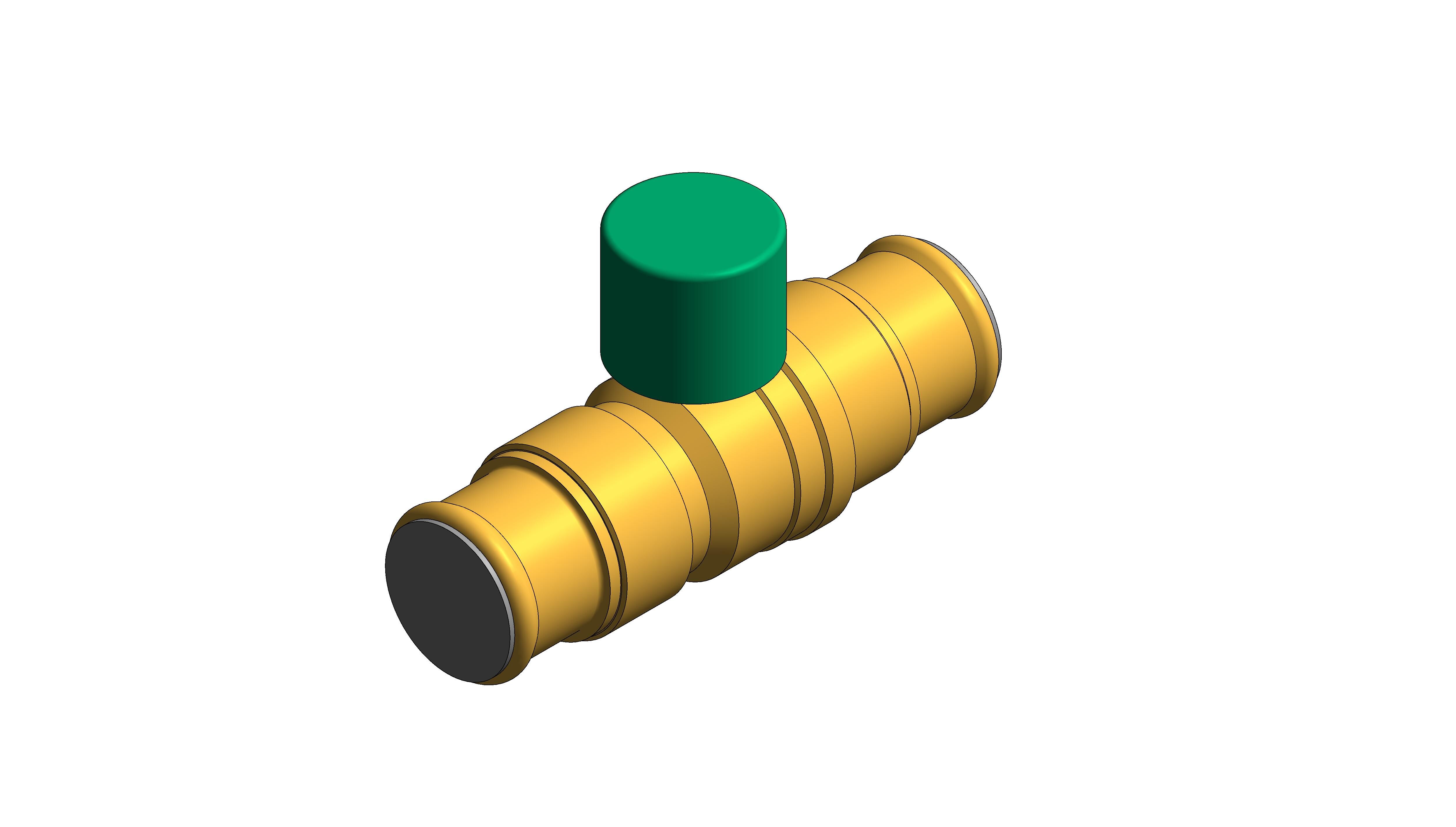 Product: Fig. 100LS.PF - Ball Valve with Lockshield - DZR