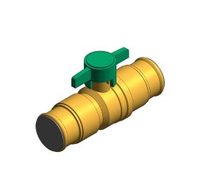Product: Fig. 100TH.PF - Ball Valve with T-handle - DZR