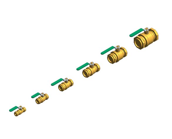 Product: Fig. 116C - Compression Ended Ball Valve - Bronze