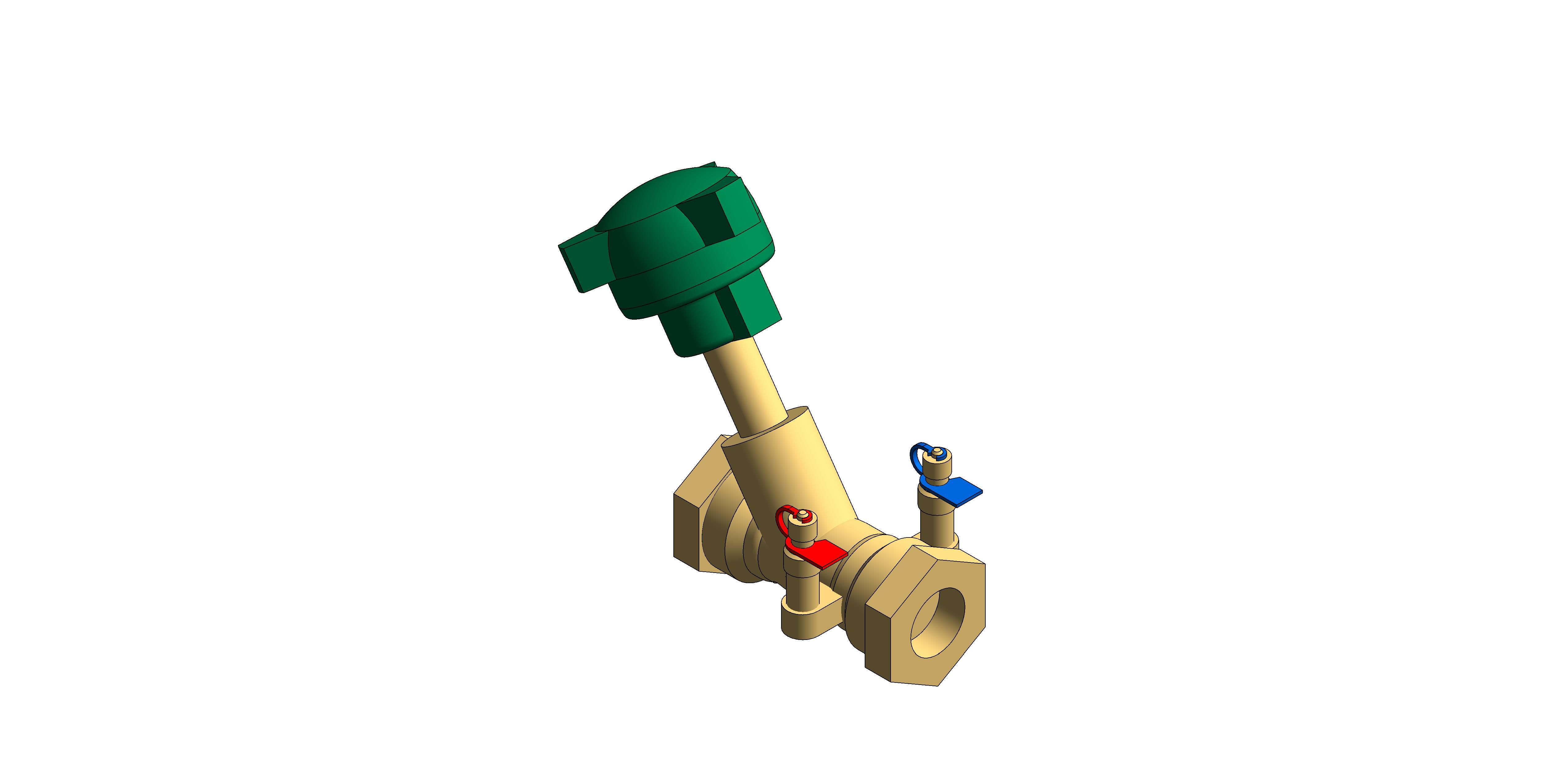 Product: Fig. 1732.AT - Fixed Orifice Double Regulating Valve - Bronze