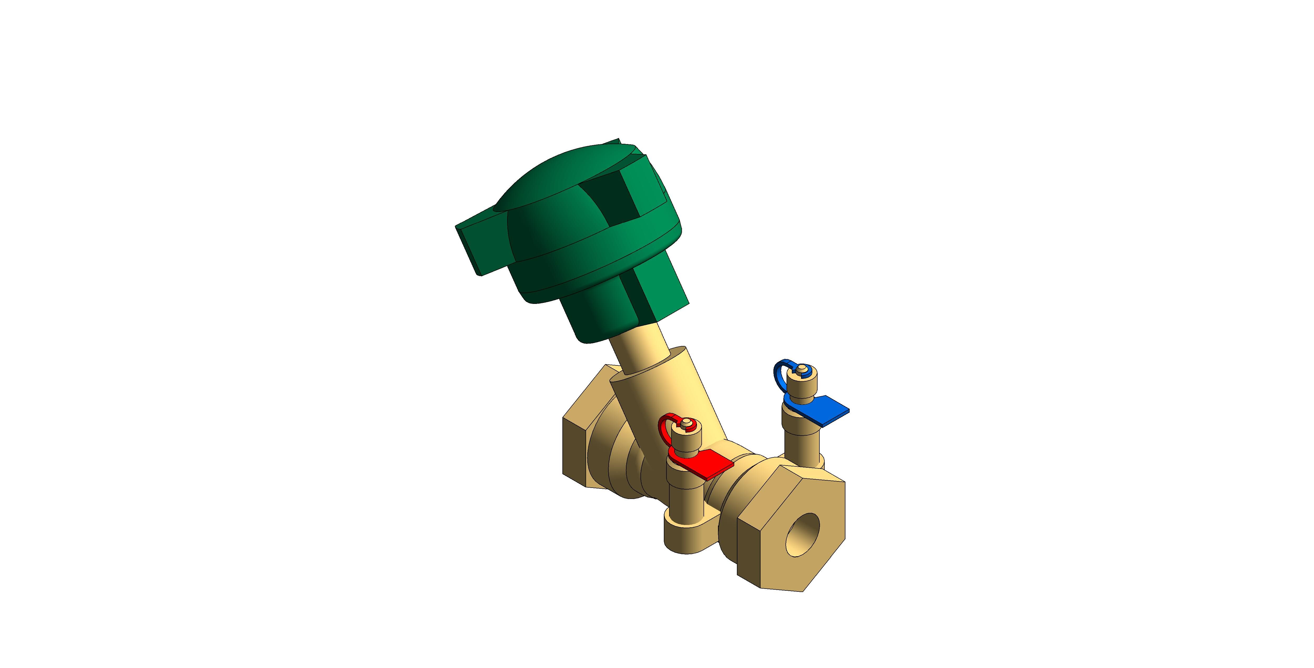 Product: Fig. 1732L - Fixed Orifice Double Regulating Valve - Bronze