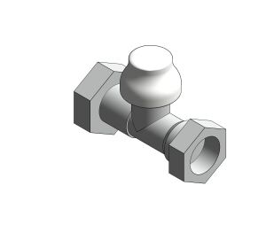 Product: Fig. 3400LS - Straight Lockshield Valve - Brass