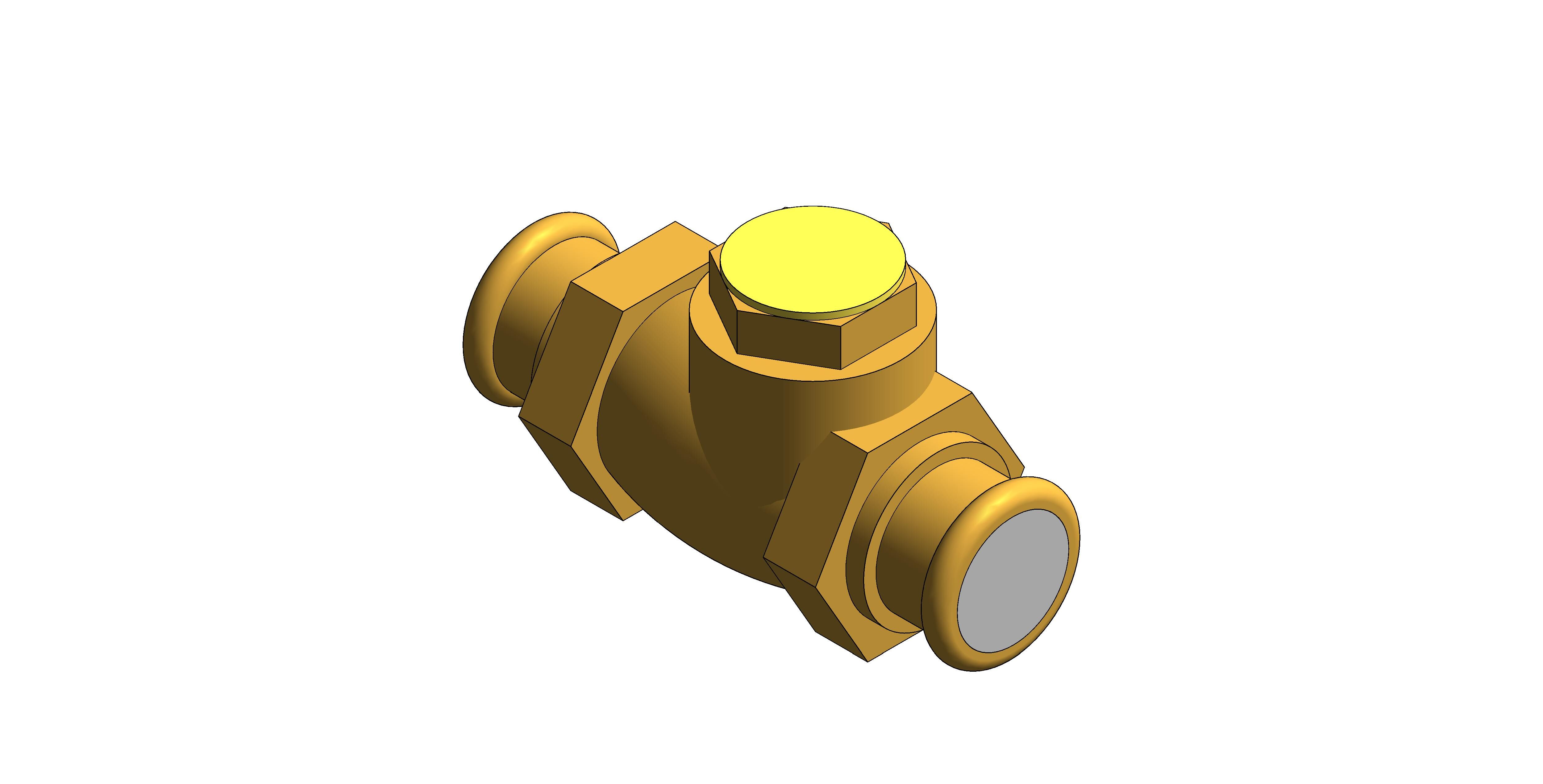 Product: Fig. 47.PF - Press-Fit Check Valve - Bronze