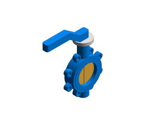 Product: Fig. 970W - Fully-Lugged Lever Operated Butterfly Valves- Ductile Iron (2019-2025 Design)