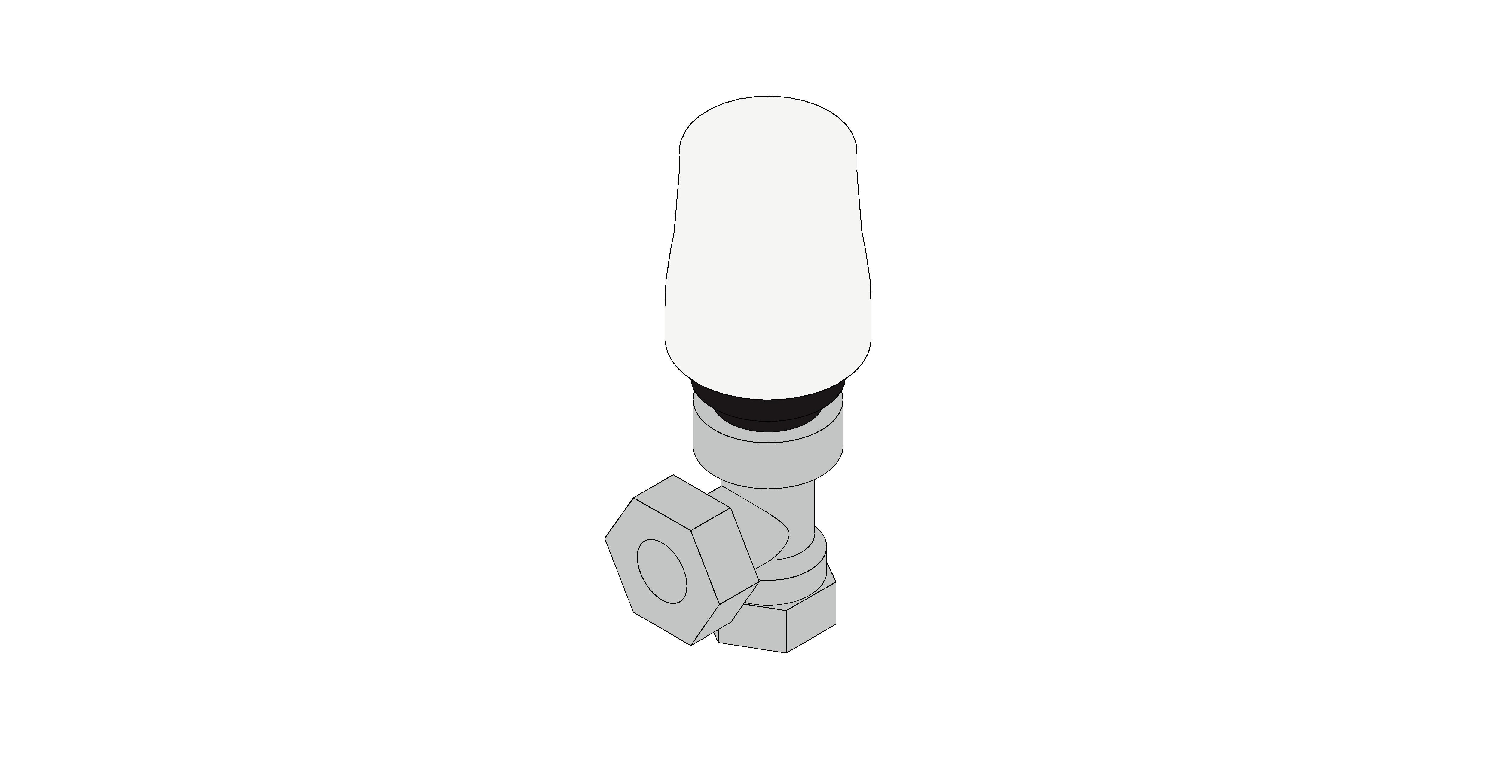 Product: Fig. 3180 - Radiator Valves Angle TRV - Brass