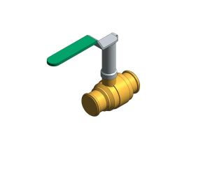 Product: DZR Press Fit Ball Valve - Extension Stem - Fig. 114EXT.PF
