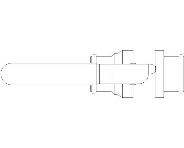 Product: DZR Press Fit Ball Valve - Lever - Fig. 114.PF